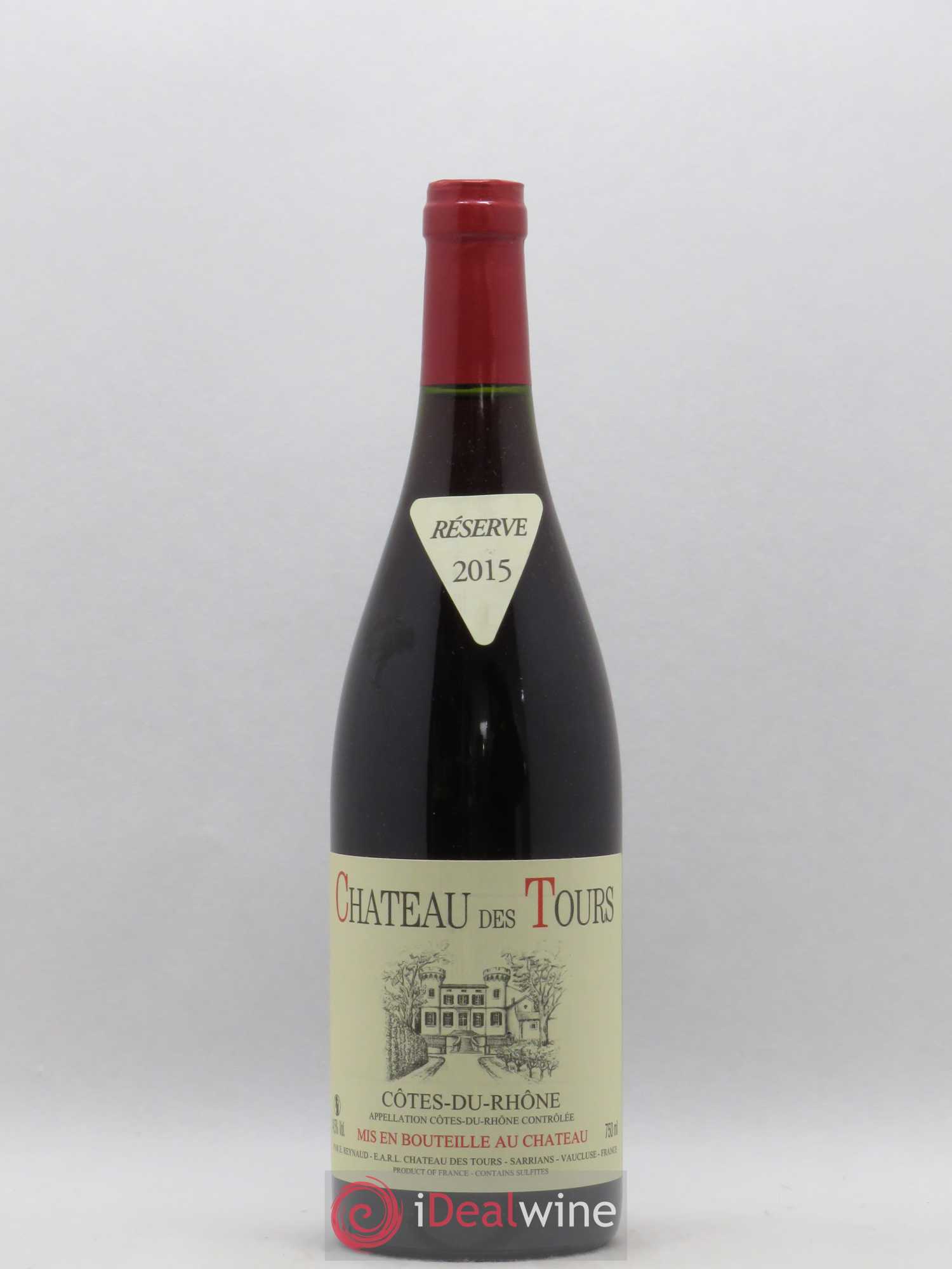 Côtes-du-Rhône Château des Tours Emmanuel Reynaud 2015 - Lot de 1 bouteille - 0