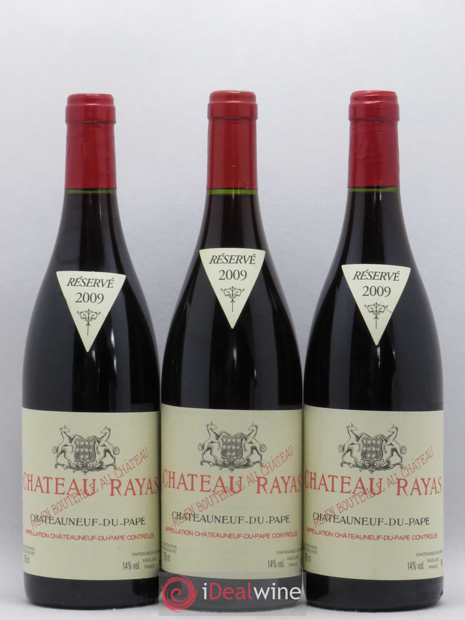 Châteauneuf-du-Pape Château Rayas Emmanuel Reynaud 2009 - Lot de 3 bouteilles - 0