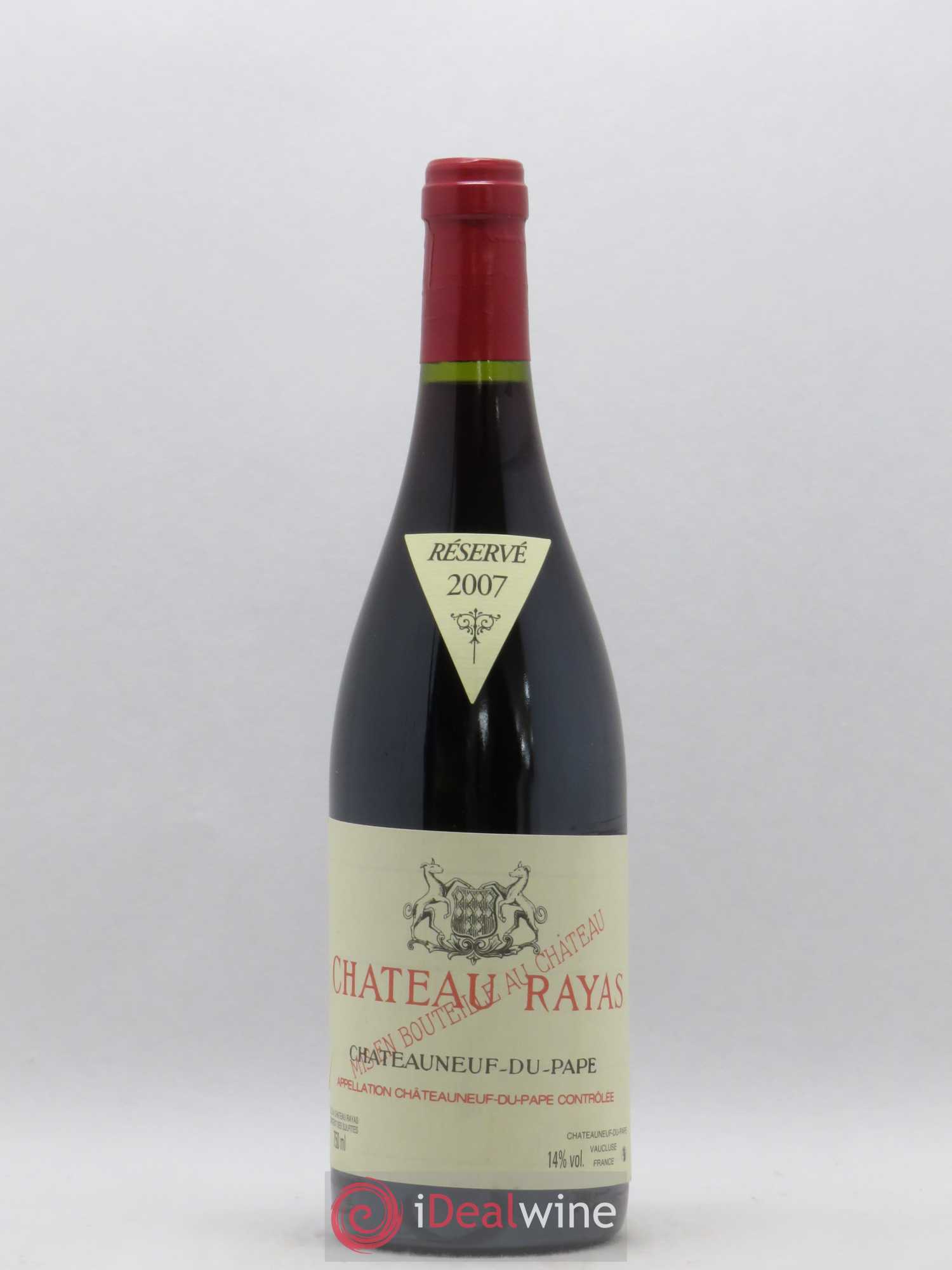 Châteauneuf-du-Pape Château Rayas Emmanuel Reynaud 2007 - Lot de 1 bouteille - 0