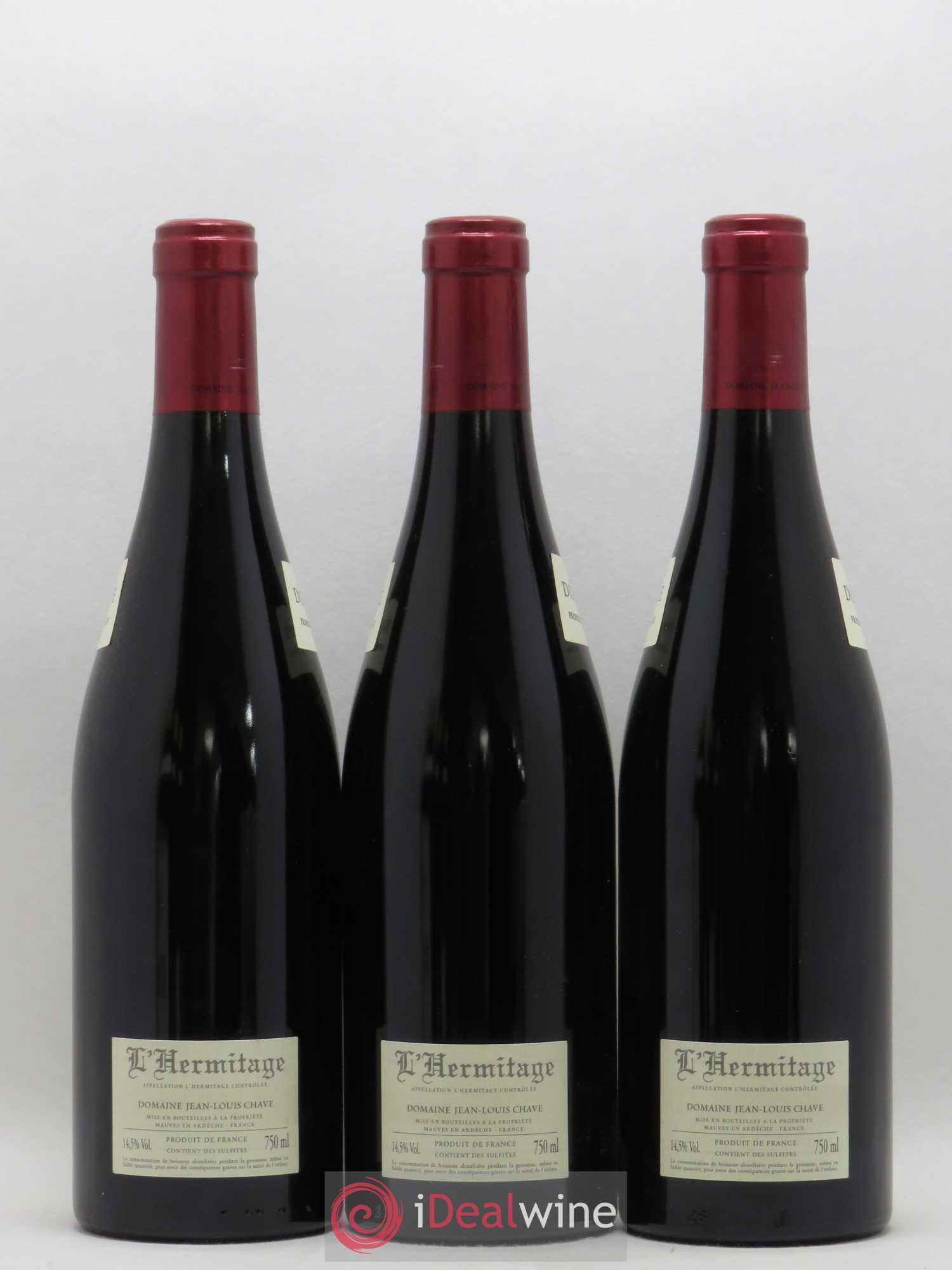 Hermitage Assortiment 3 Hermitage blancs 3 Hermitage rouges Jean-Louis Chave 2010 - Lot de 6 bouteilles - 4