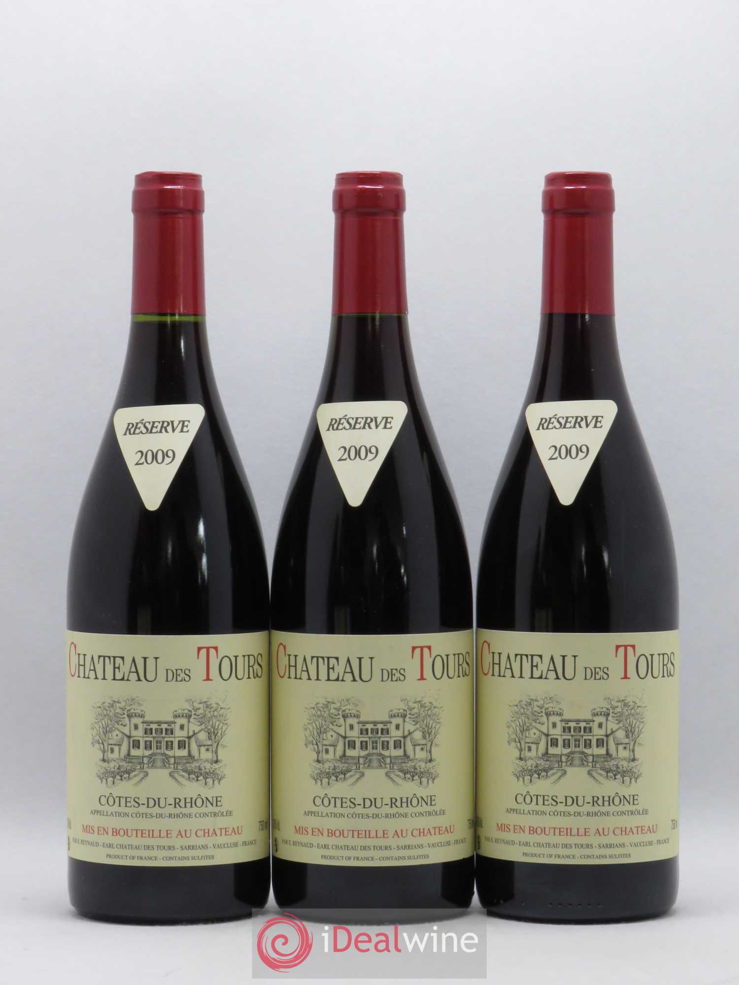 Côtes-du-Rhône Château des Tours Emmanuel Reynaud 2009 - Lot de 6 bouteilles - 2