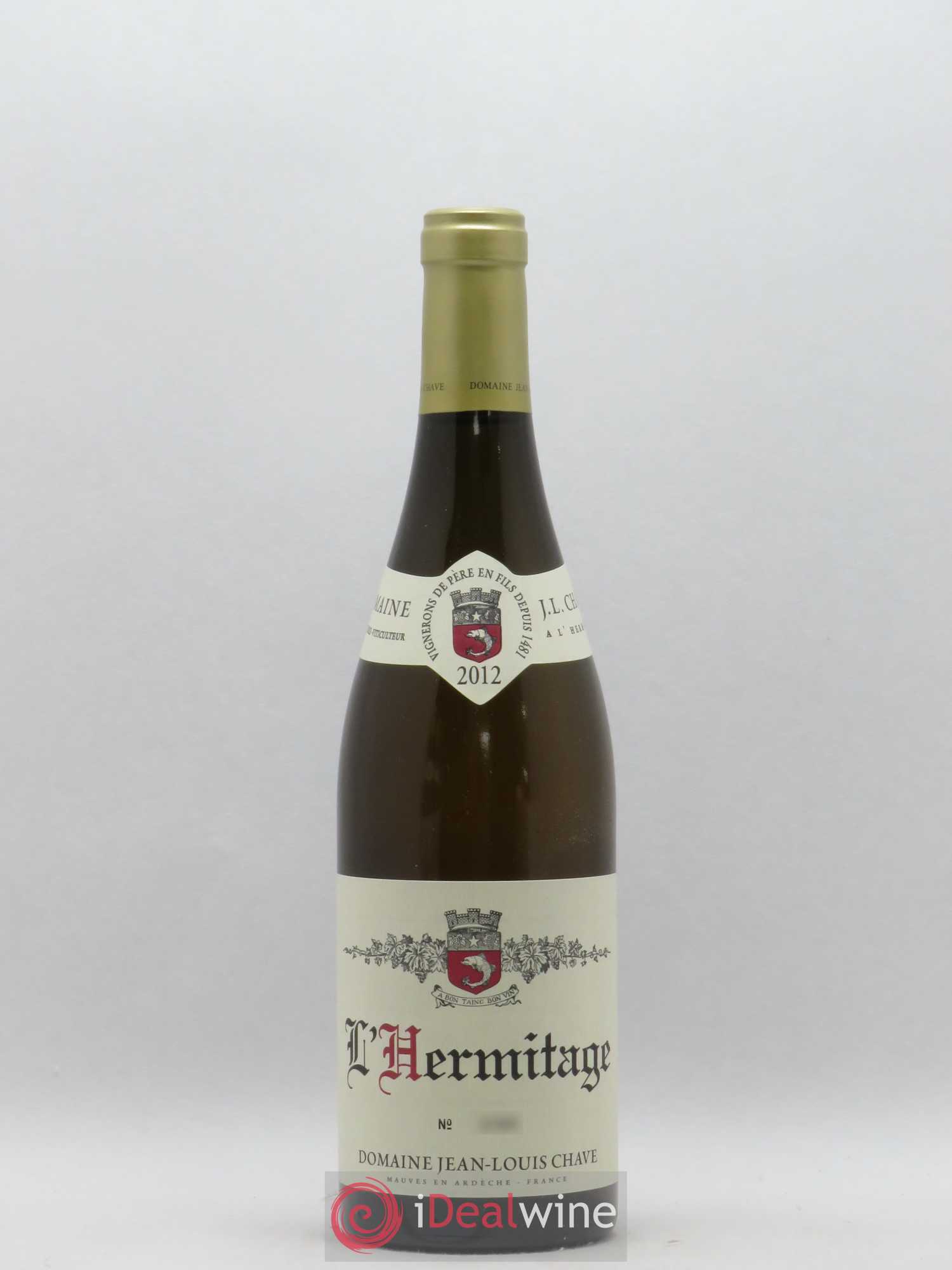 Hermitage Jean-Louis Chave 2012 - Lot de 1 bouteille - 0