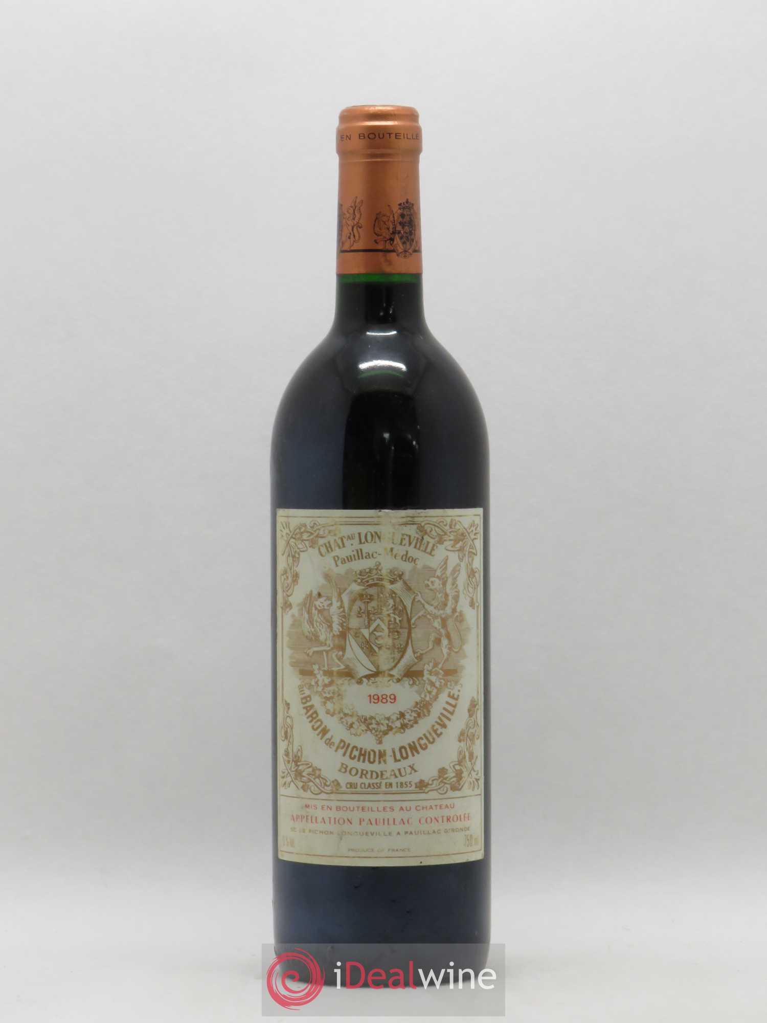 Pichon Longueville Baron 2ème Grand Cru Classé 1989 - Lot de 1 bouteille - 0