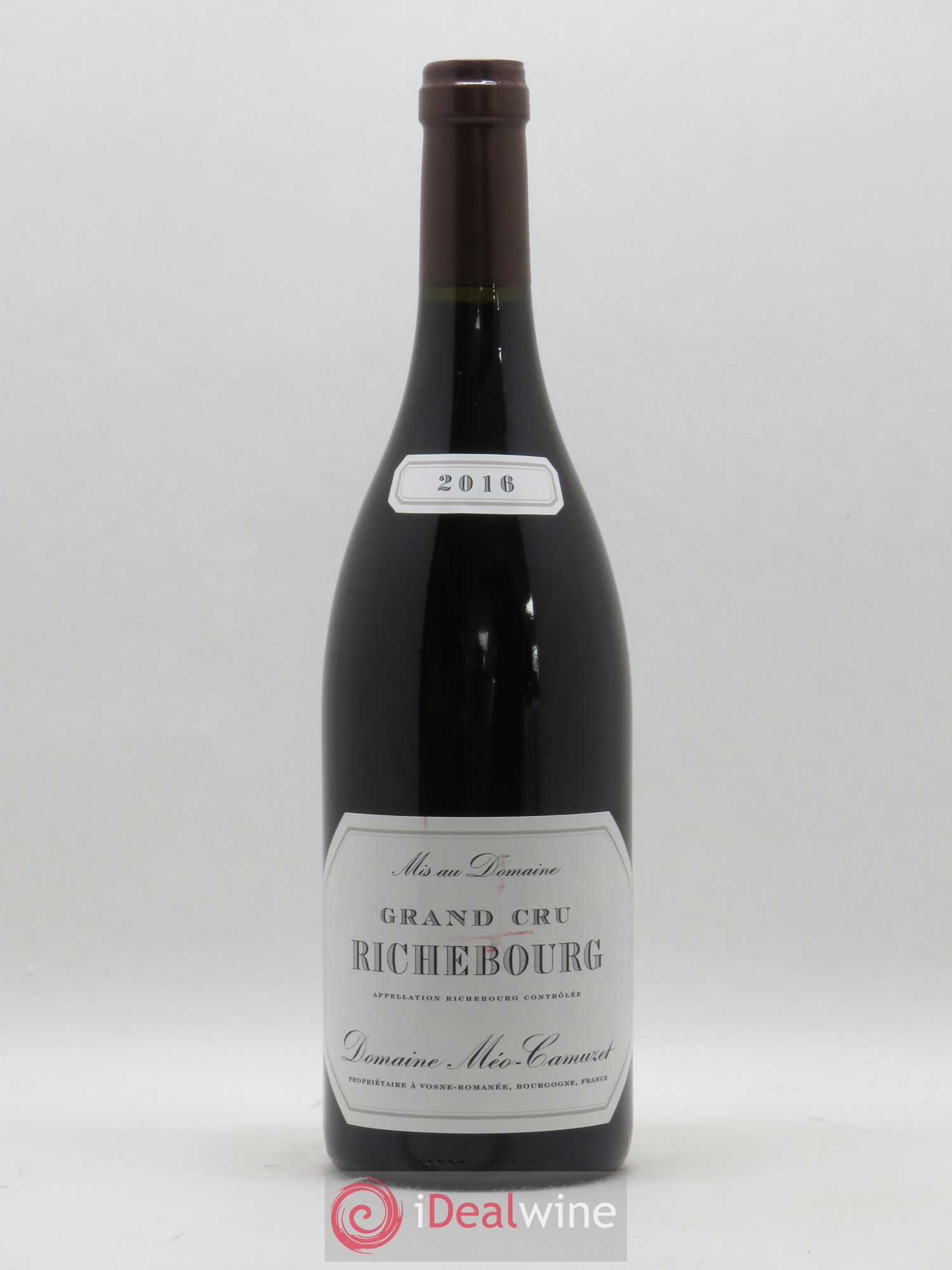 Richebourg Grand Cru Méo-Camuzet (Domaine) 2016 - Lot de 1 bouteille - 0