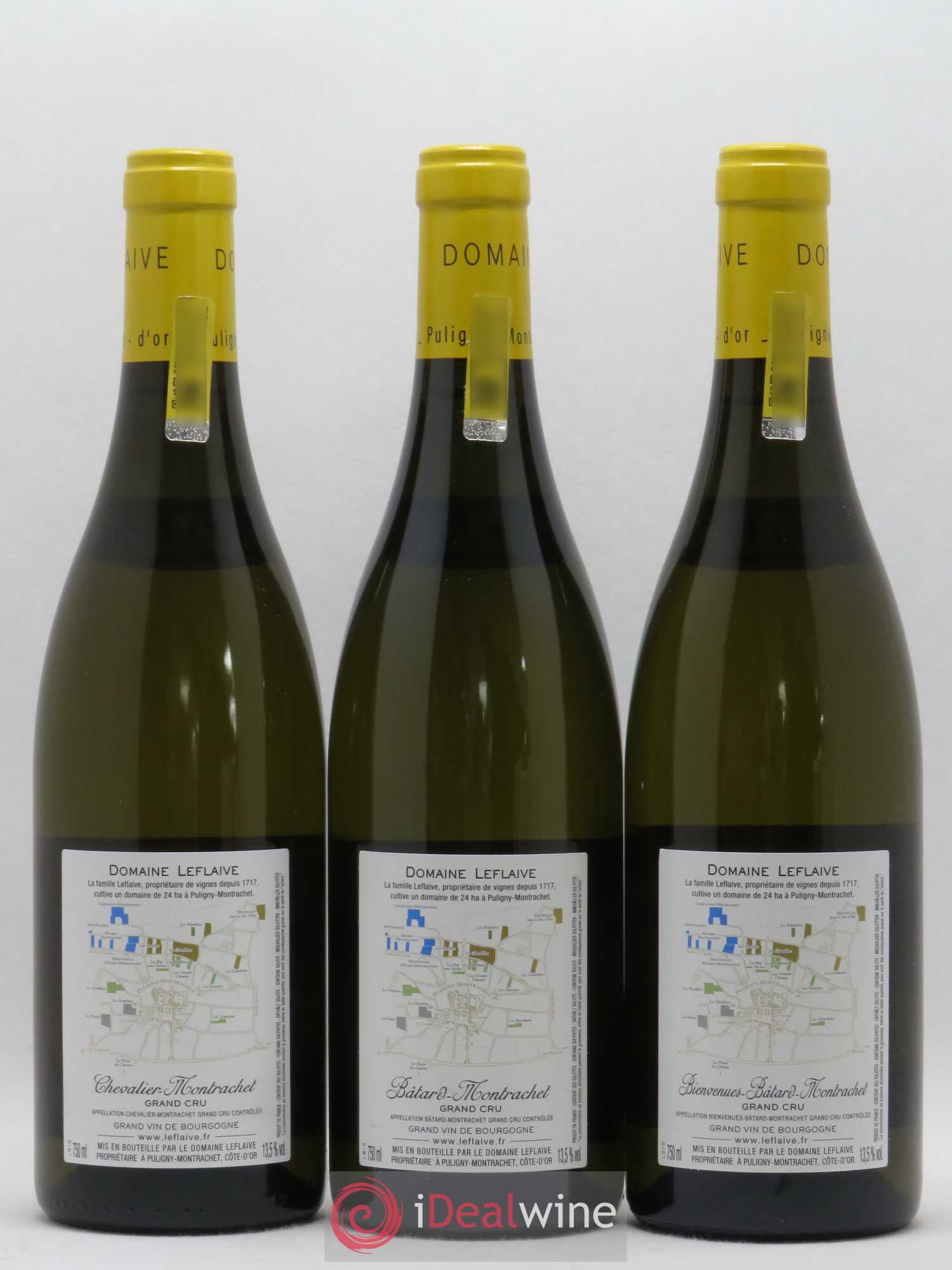 Assortiment Grand Cru Leflaive (Domaine) 1 Bâtard Montrachet 1 Bienvenues Bâtard Montrachet 1 Chevalier Montrachet 2016 - Posten von 3 Flaschen - 1