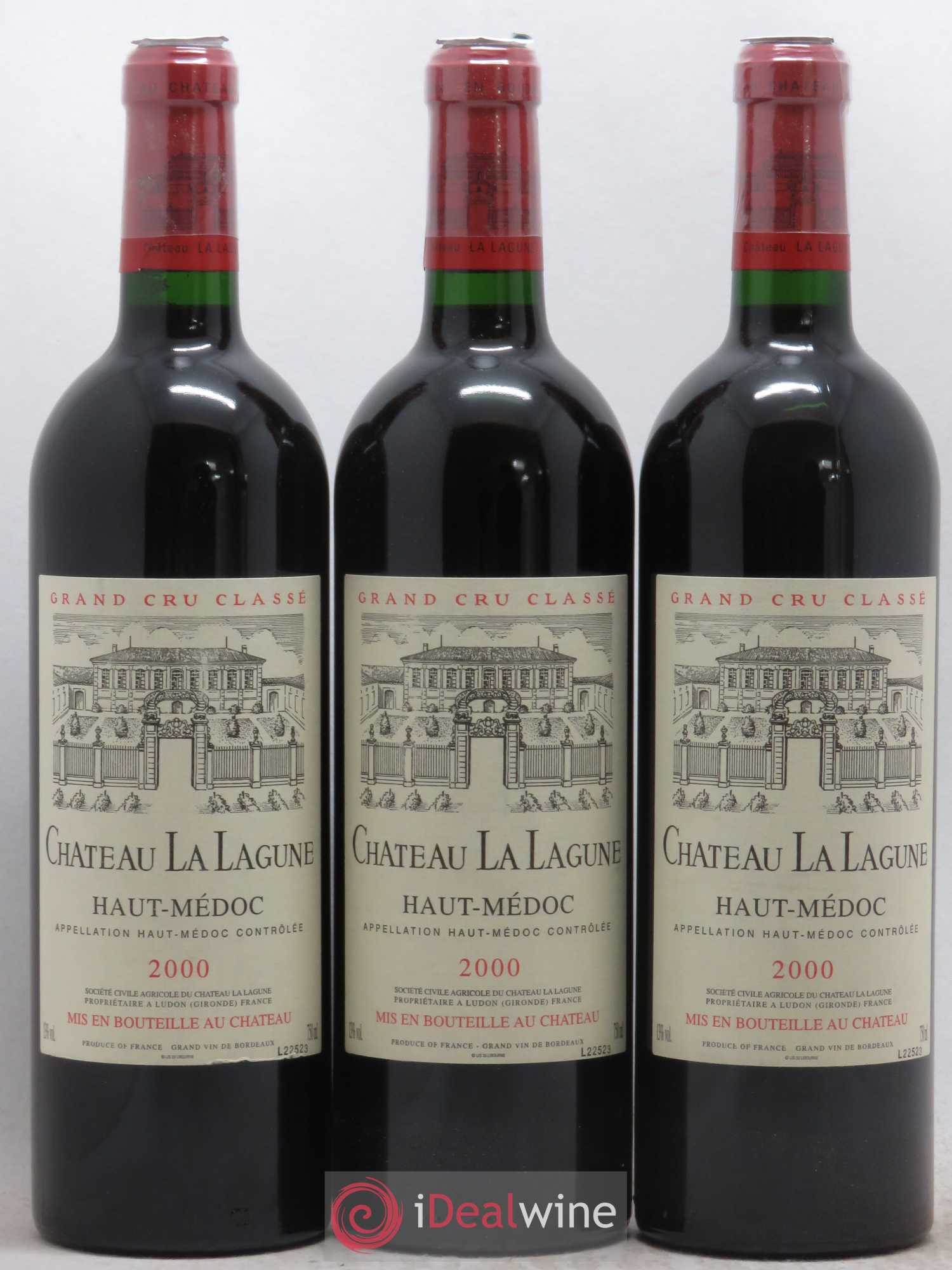 Château la Lagune 3ème Grand Cru Classé 2000 - Lot de 6 bouteilles - 2