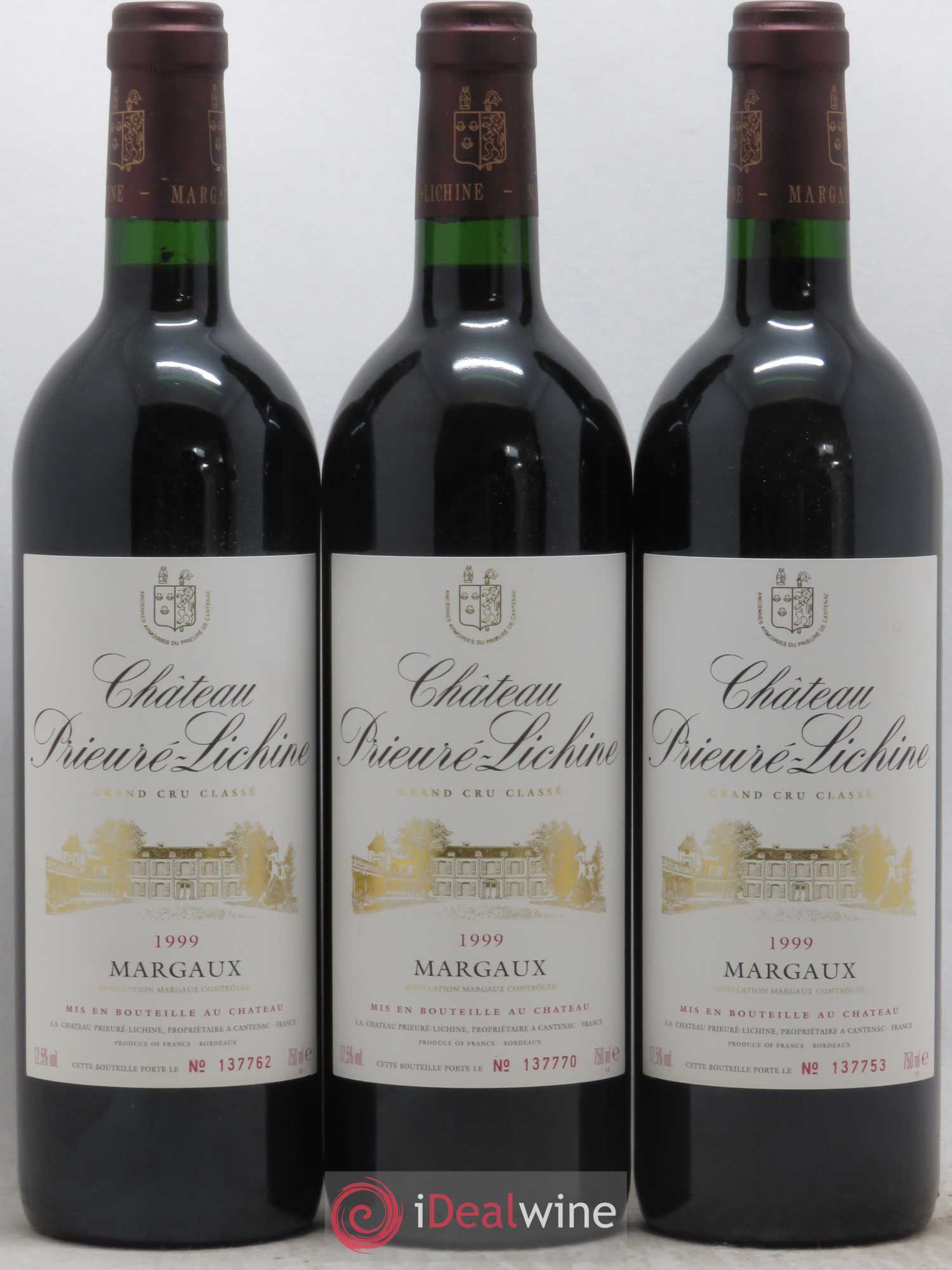 Château Prieuré Lichine 4ème Grand Cru Classé 1999 - Lot de 6 bouteilles - 2
