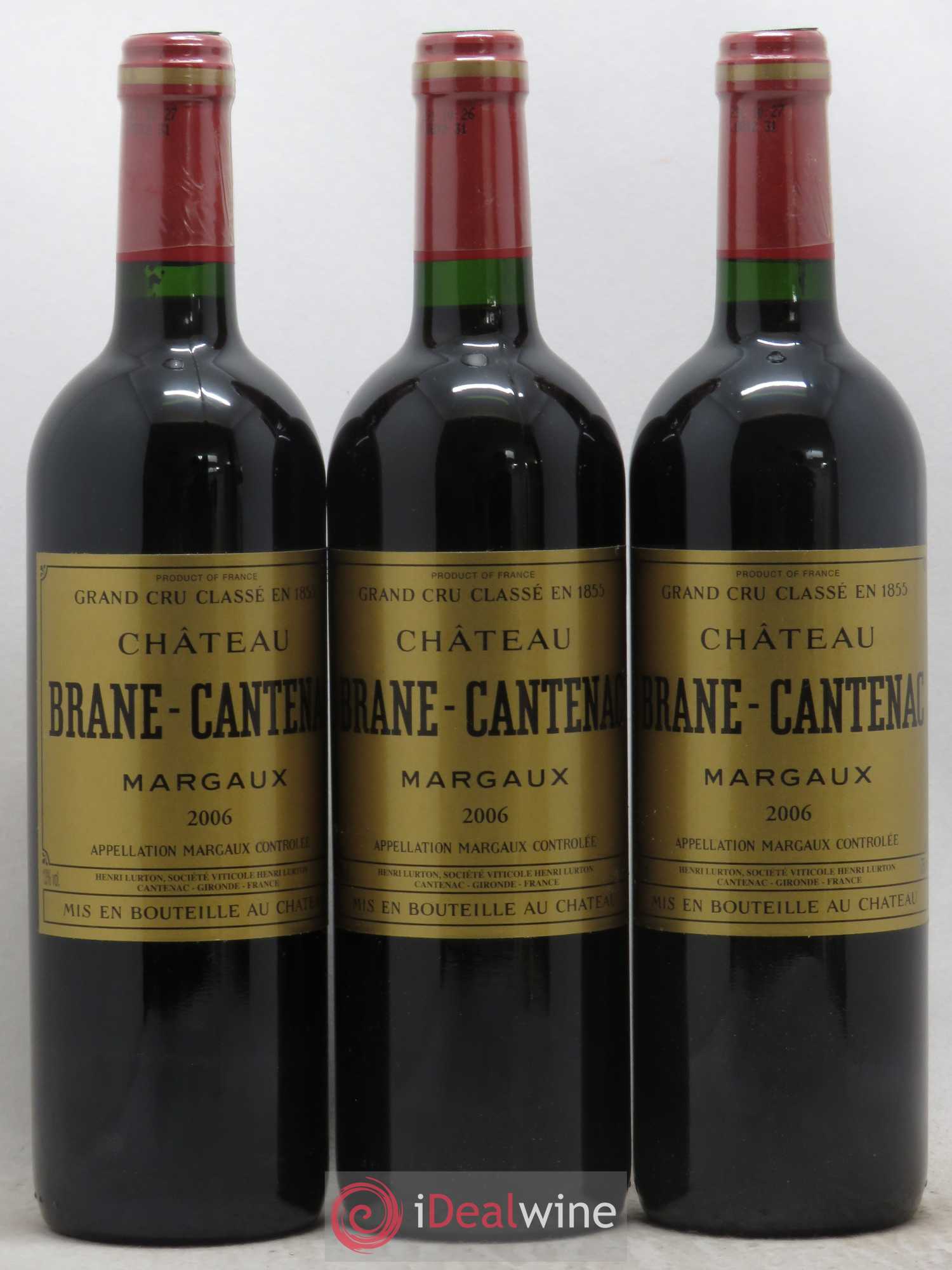 Château Brane Cantenac 2ème Grand Cru Classé 2006 - Lot de 6 bouteilles - 2