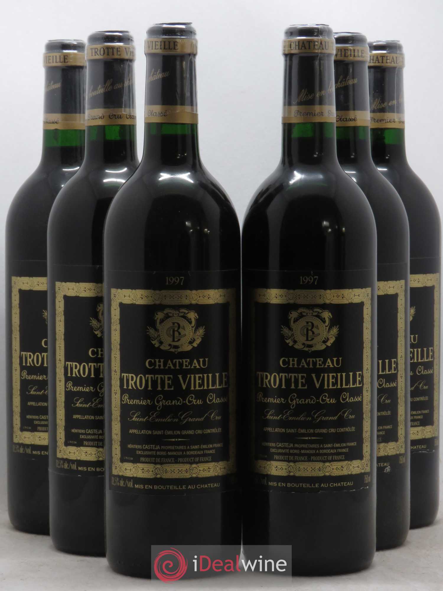 Château Trotte Vieille 1er Grand Cru Classé B 1997 - Lotto di 6 bottiglie - 0