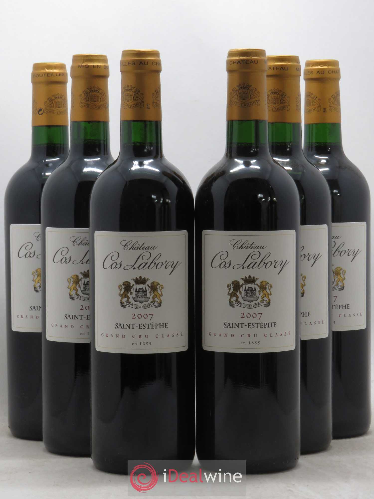 Château Cos Labory 5ème Grand Cru Classé 2007 - Lot de 6 bouteilles - 0