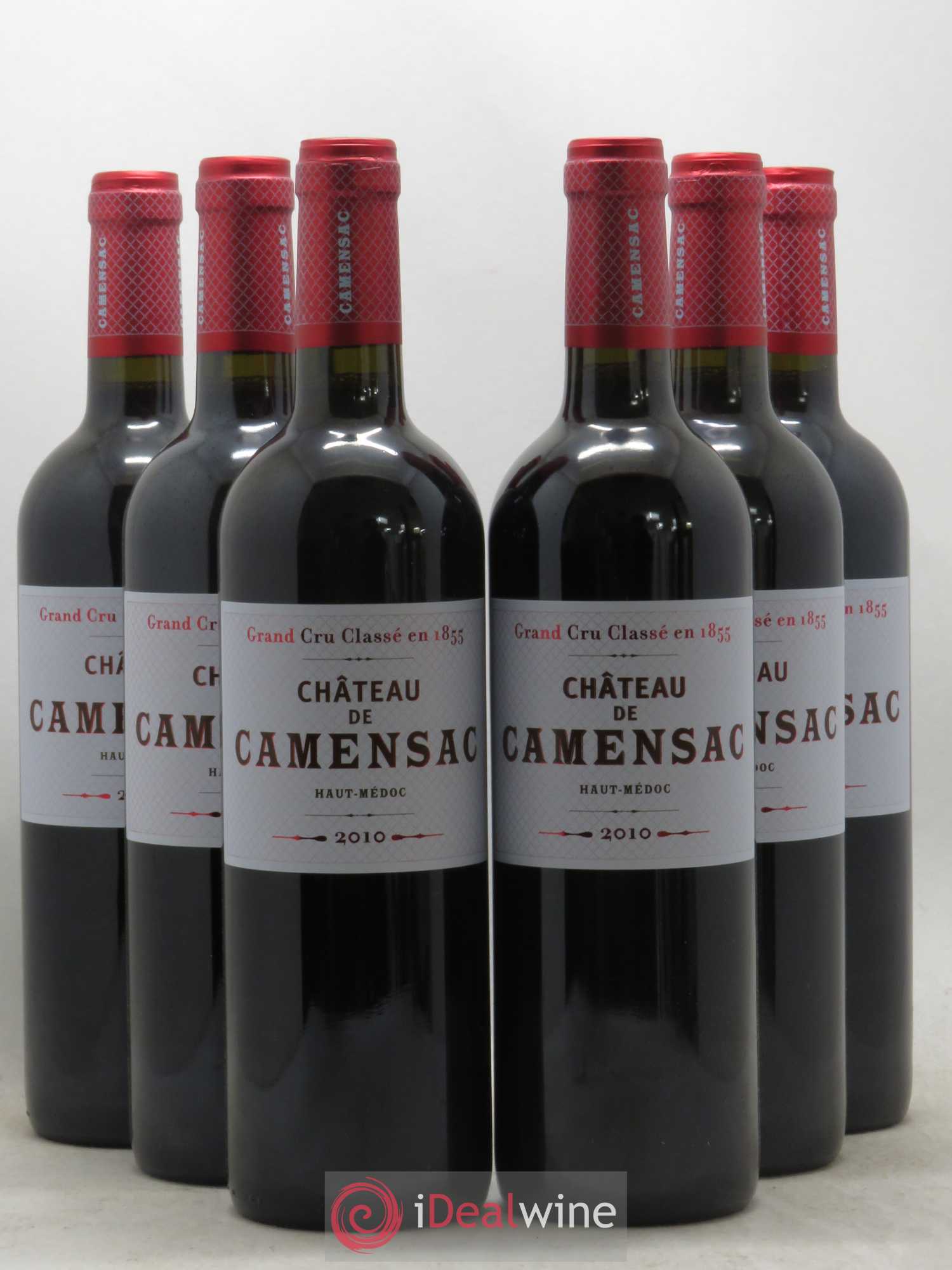 Château Camensac 5ème Grand Cru Classé 2010 - Lot de 6 bouteilles - 0