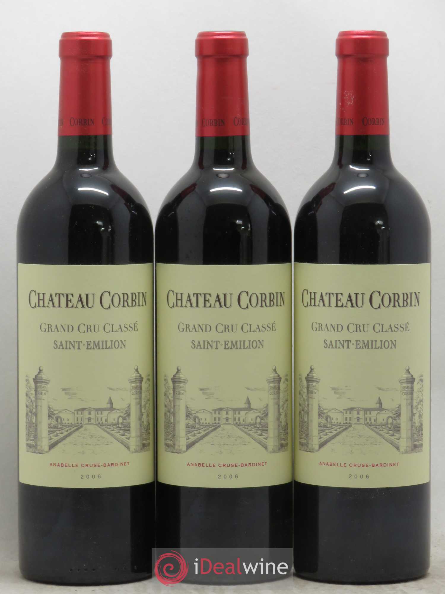 Château Corbin Grand Cru Classé 2006 - Lot de 6 bouteilles - 1