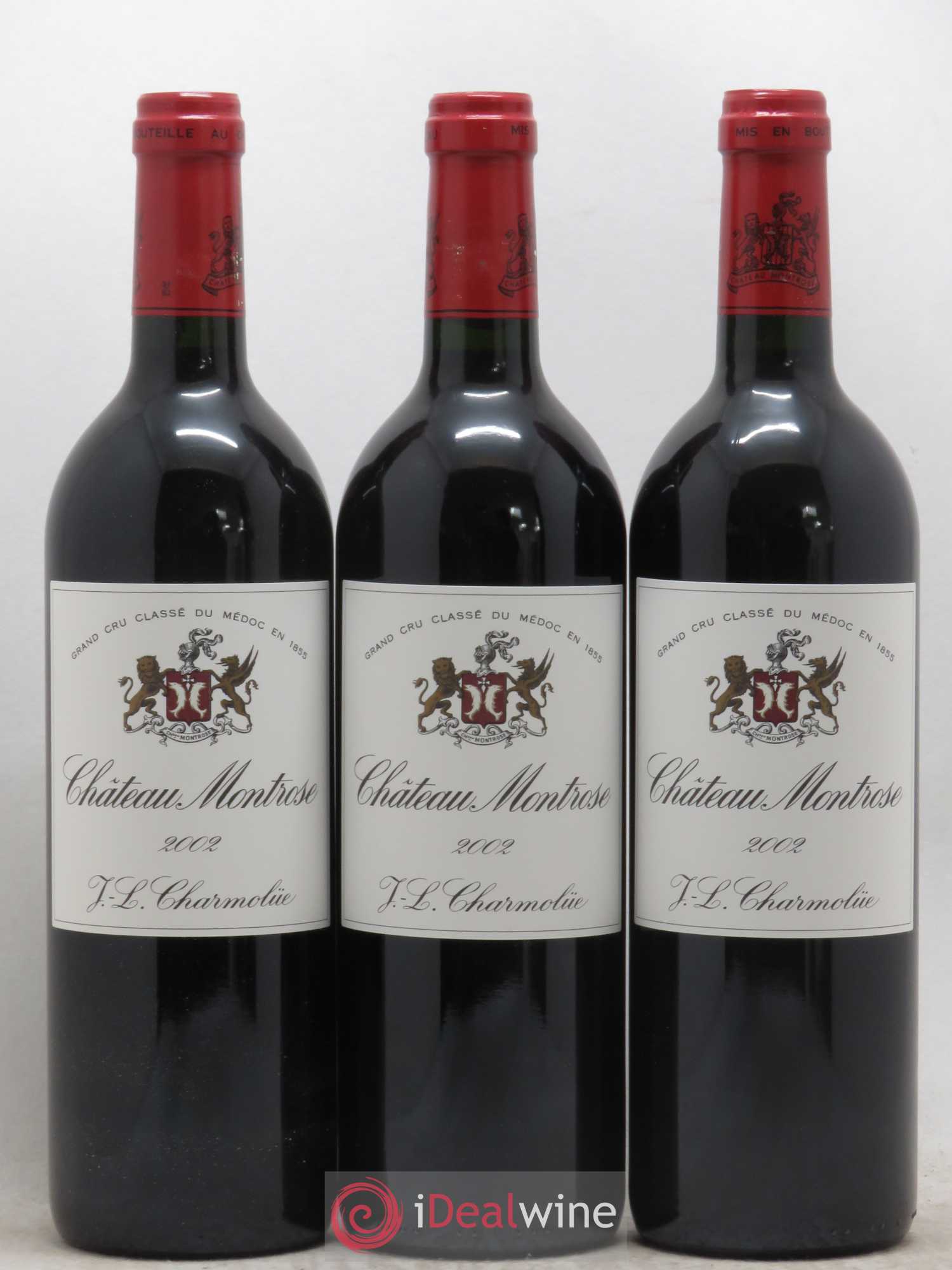 Château Montrose 2ème Grand Cru Classé 2002 - Lot de 6 bouteilles - 1