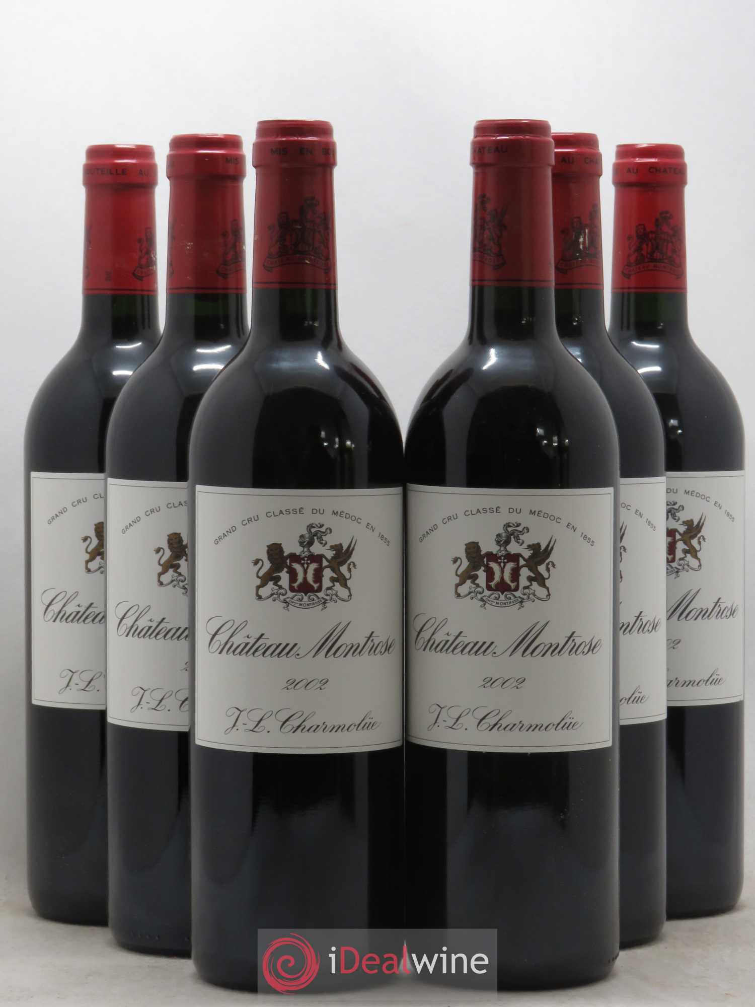 Château Montrose 2ème Grand Cru Classé 2002 - Lot de 6 bouteilles - 0