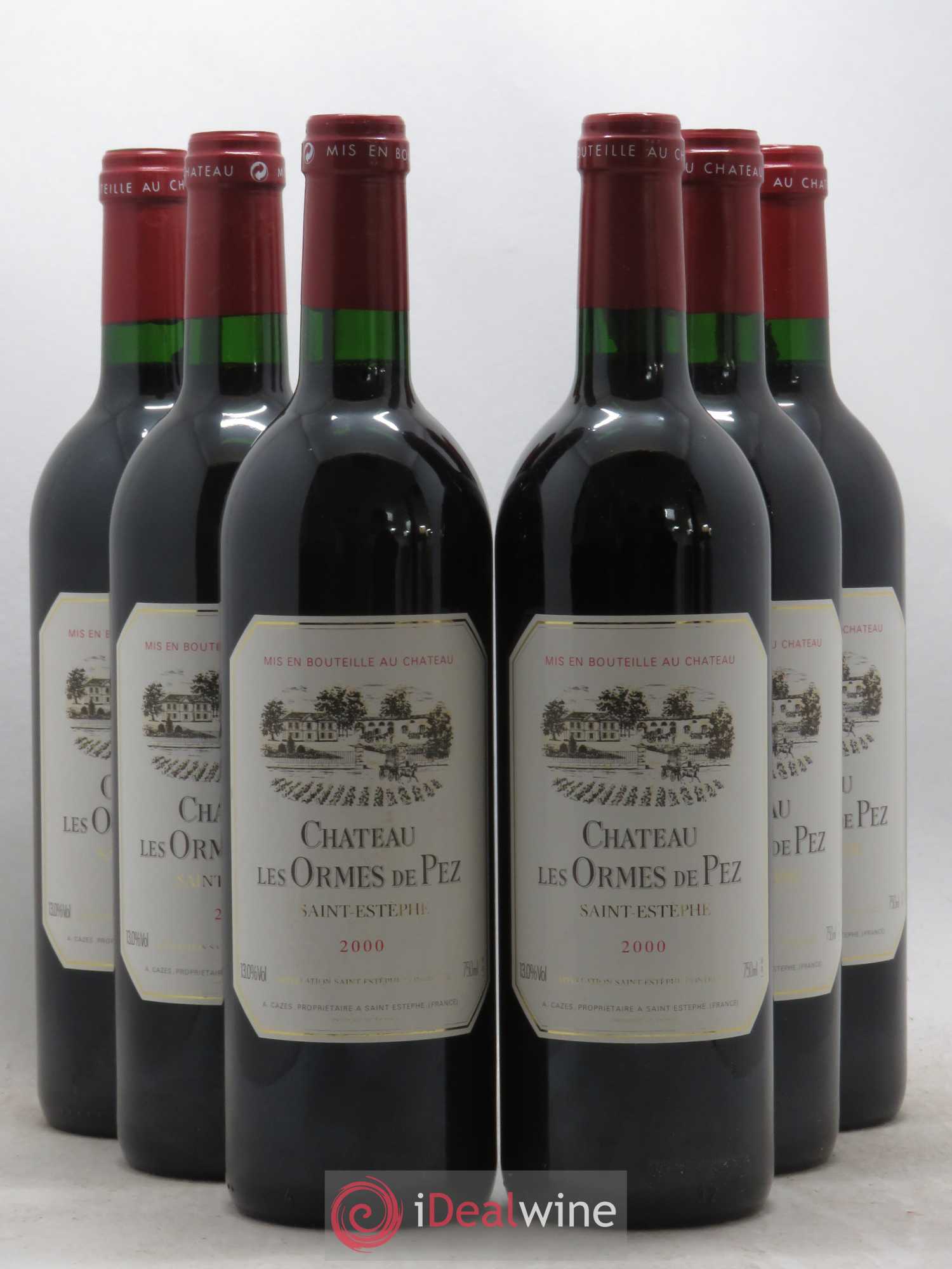 Château les Ormes de Pez 2000 - Lot de 6 bouteilles - 0