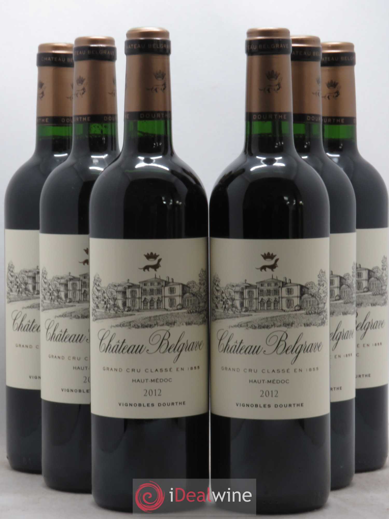 Château Belgrave 5ème Grand Cru Classé 2012 - Lot de 6 bouteilles - 0