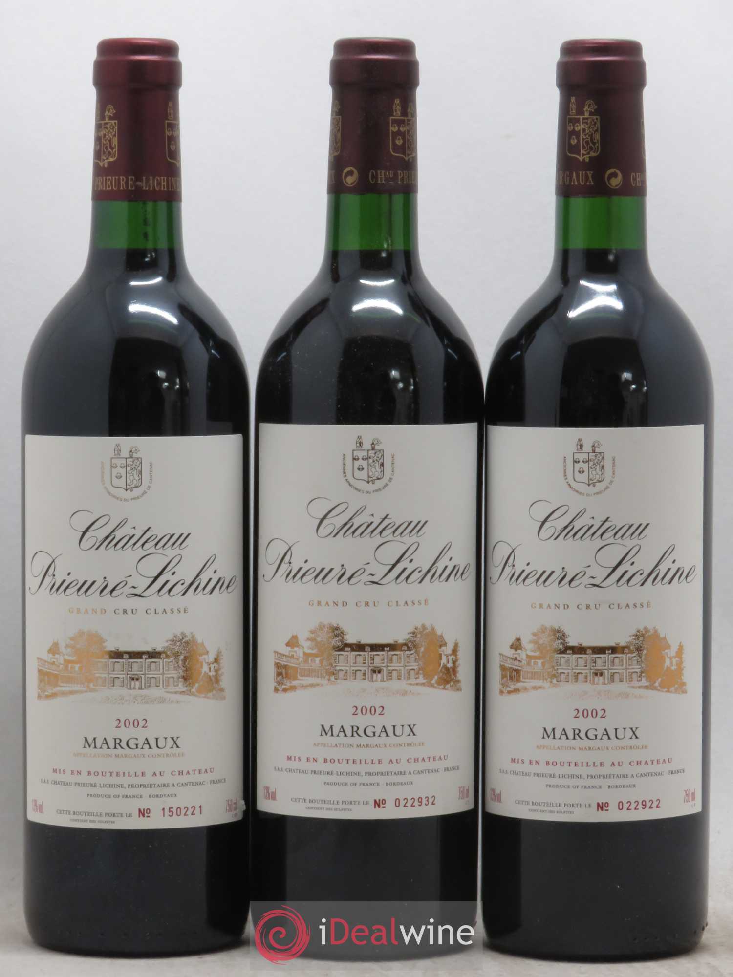 Château Prieuré Lichine 4ème Grand Cru Classé 2002 - Lot de 12 bouteilles - 2