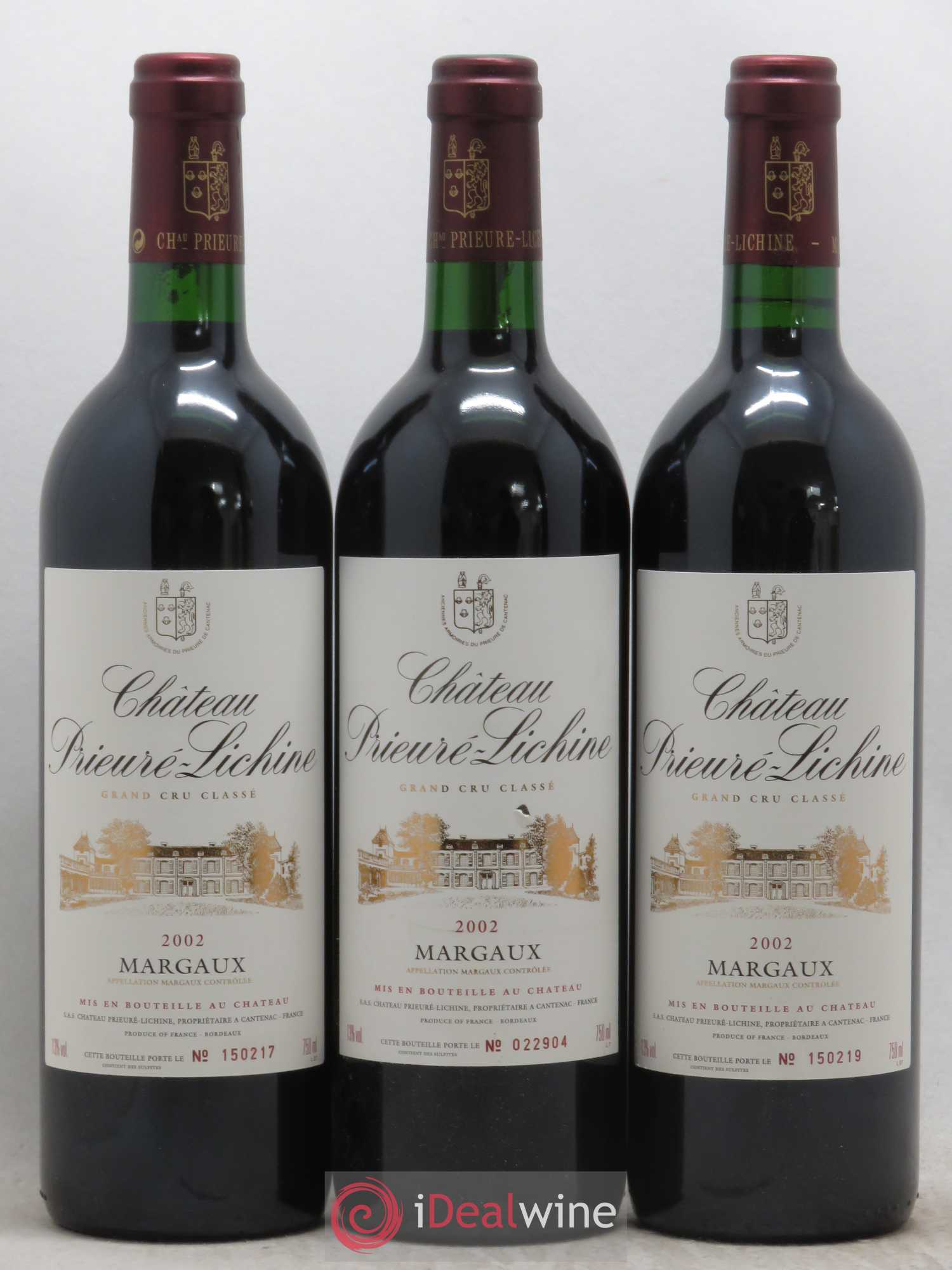 Château Prieuré Lichine 4ème Grand Cru Classé 2002 - Lot de 12 bouteilles - 3