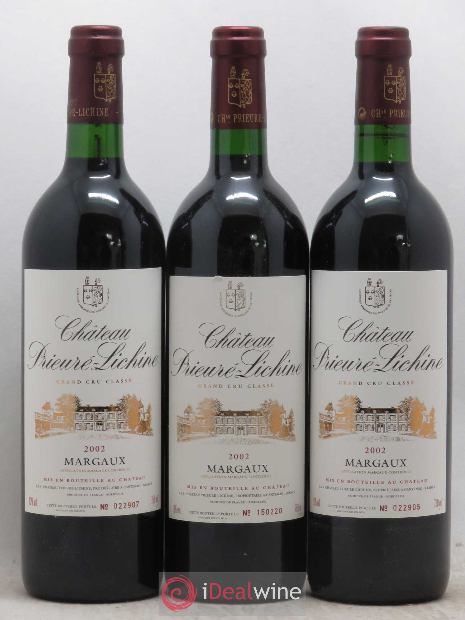Château Prieuré Lichine 4ème Grand Cru Classé 2002 - Lot de 12 bouteilles - 4