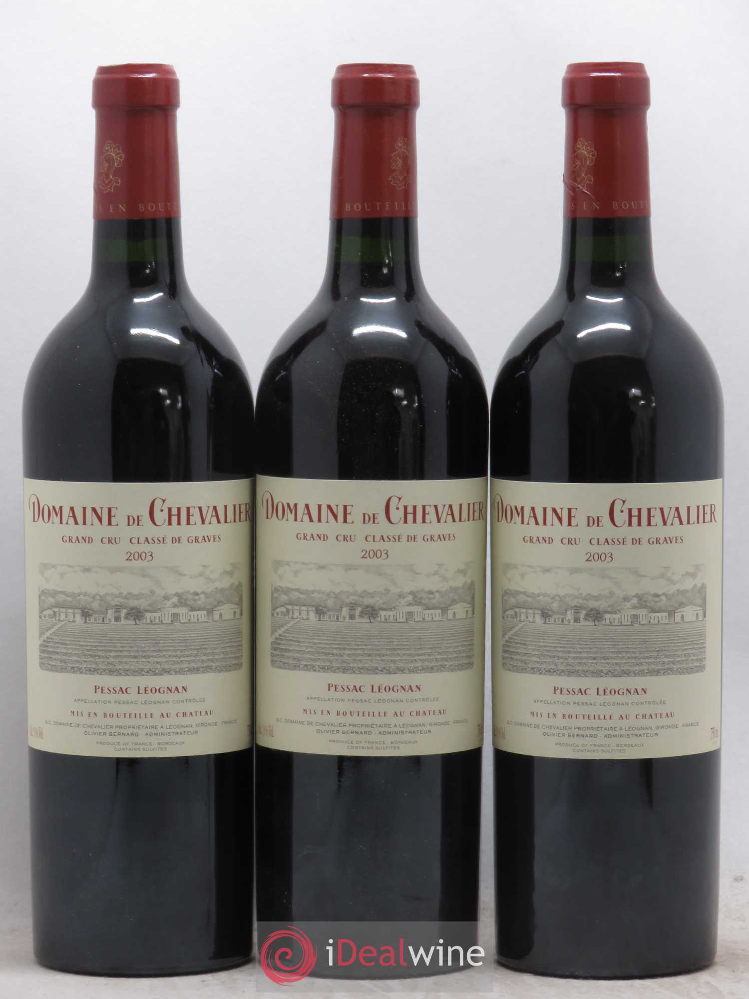 Domaine de Chevalier Cru Classé de Graves 2003 - Lot de 12 bouteilles - 2