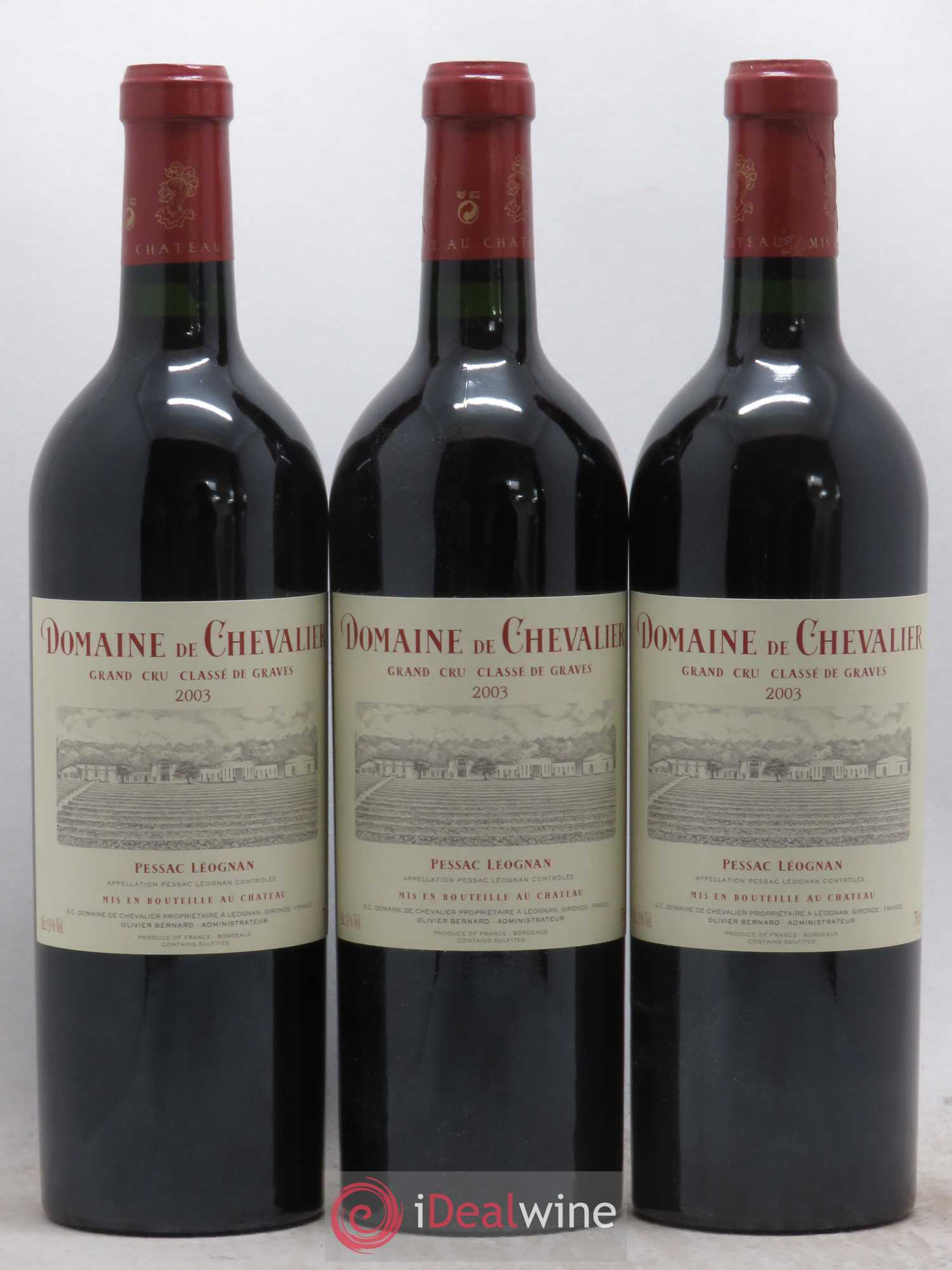 Domaine de Chevalier Cru Classé de Graves 2003 - Lot de 12 bouteilles - 3