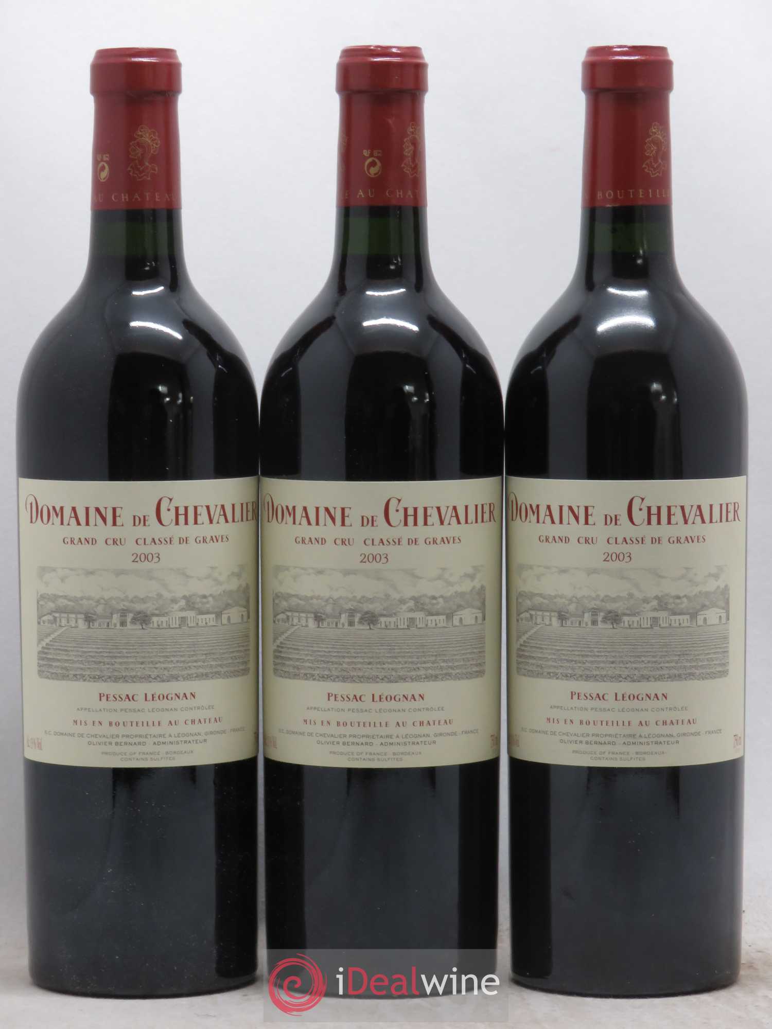 Domaine de Chevalier Cru Classé de Graves 2003 - Lot de 12 bouteilles - 4