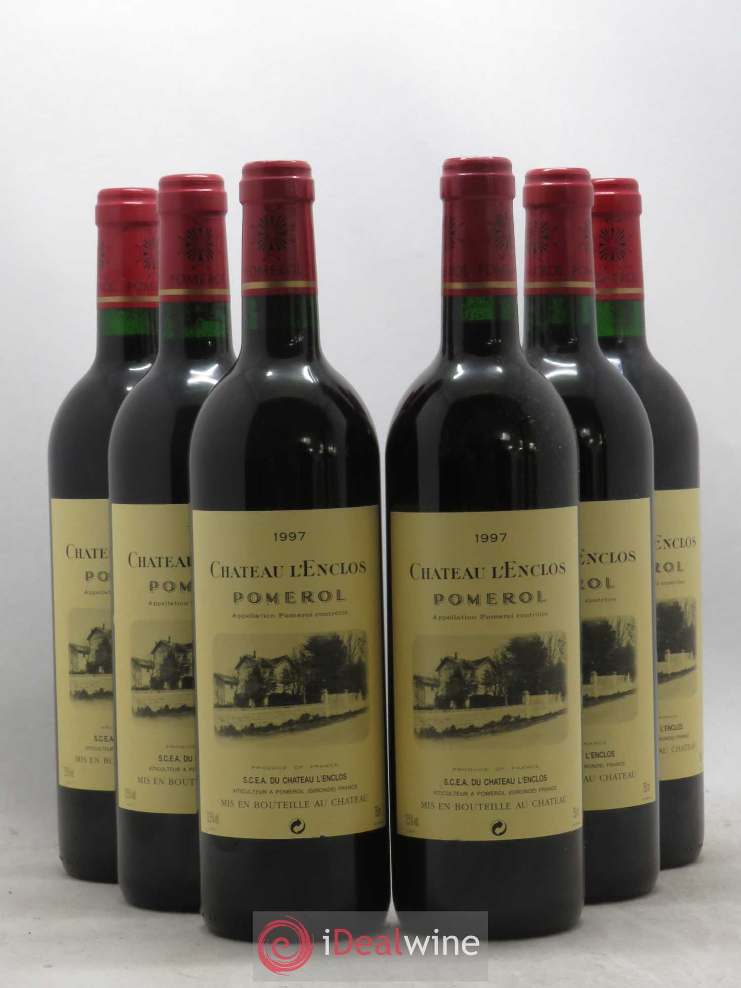 Château l' Enclos 1997 - Lot de 6 bouteilles - 0
