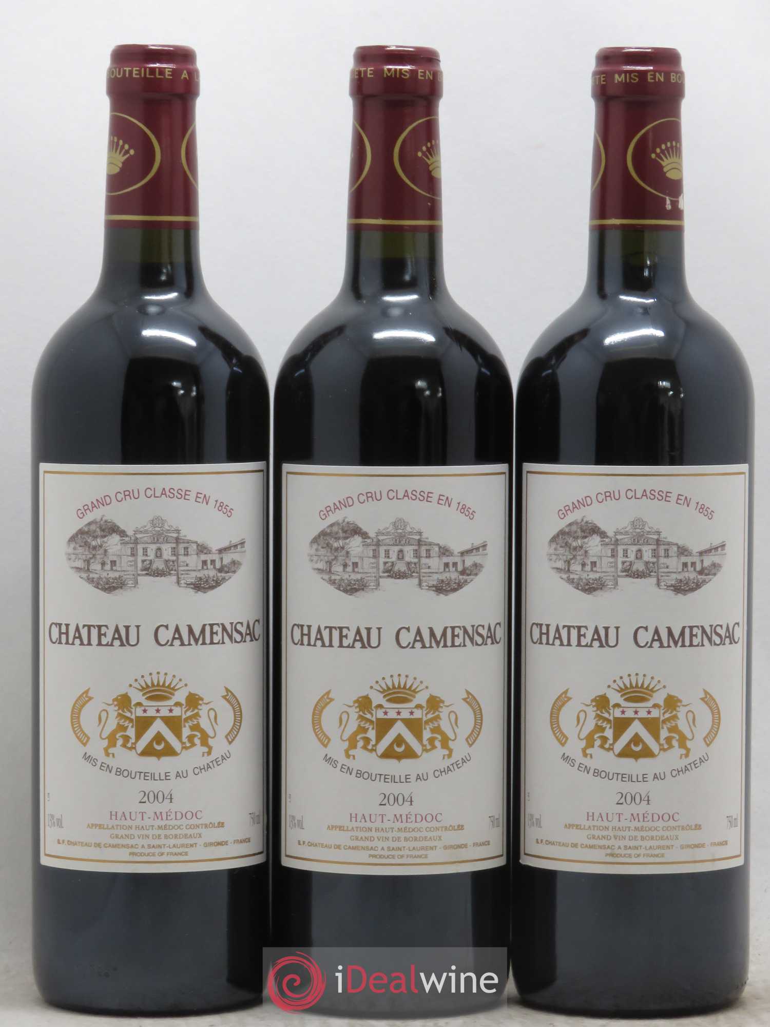 Château Camensac 5ème Grand Cru Classé 2004 - Lot de 12 bouteilles - 3