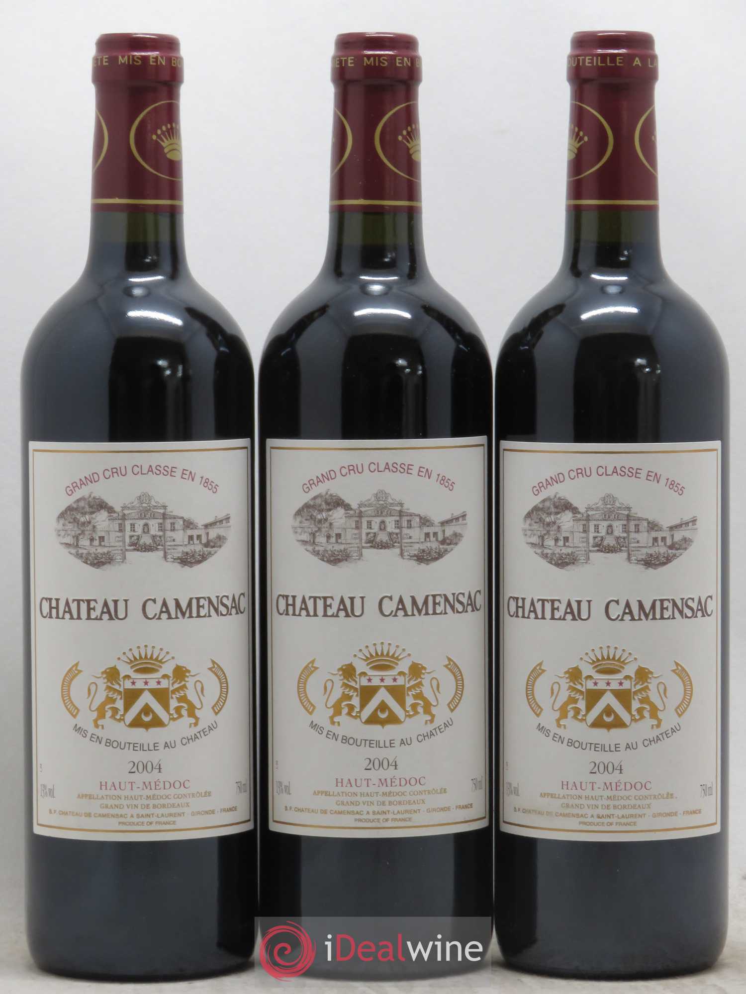 Château Camensac 5ème Grand Cru Classé 2004 - Lot de 12 bouteilles - 4