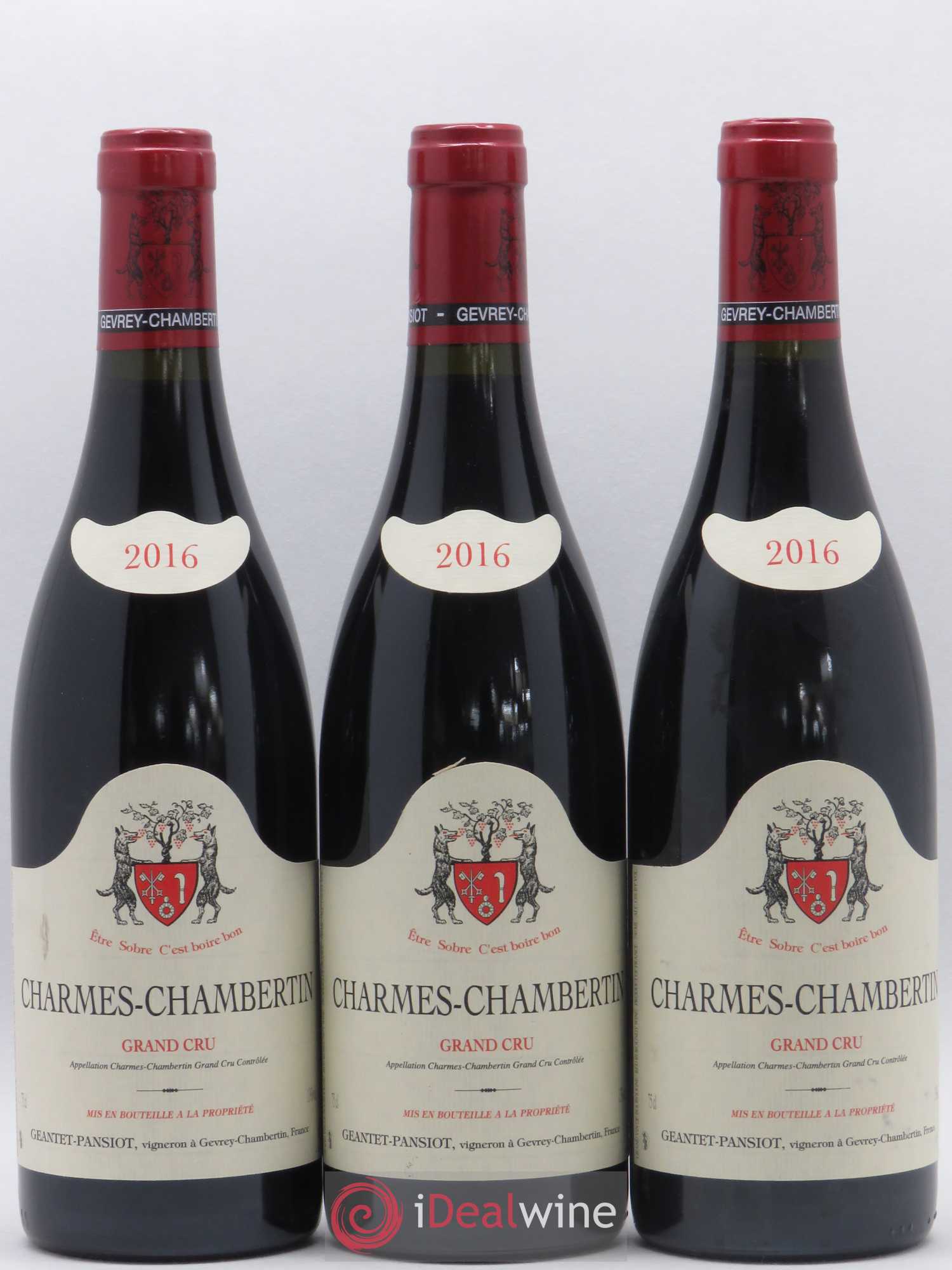 Charmes-Chambertin Grand Cru Geantet-Pansiot 2016 - Lot de 6 bouteilles - 1