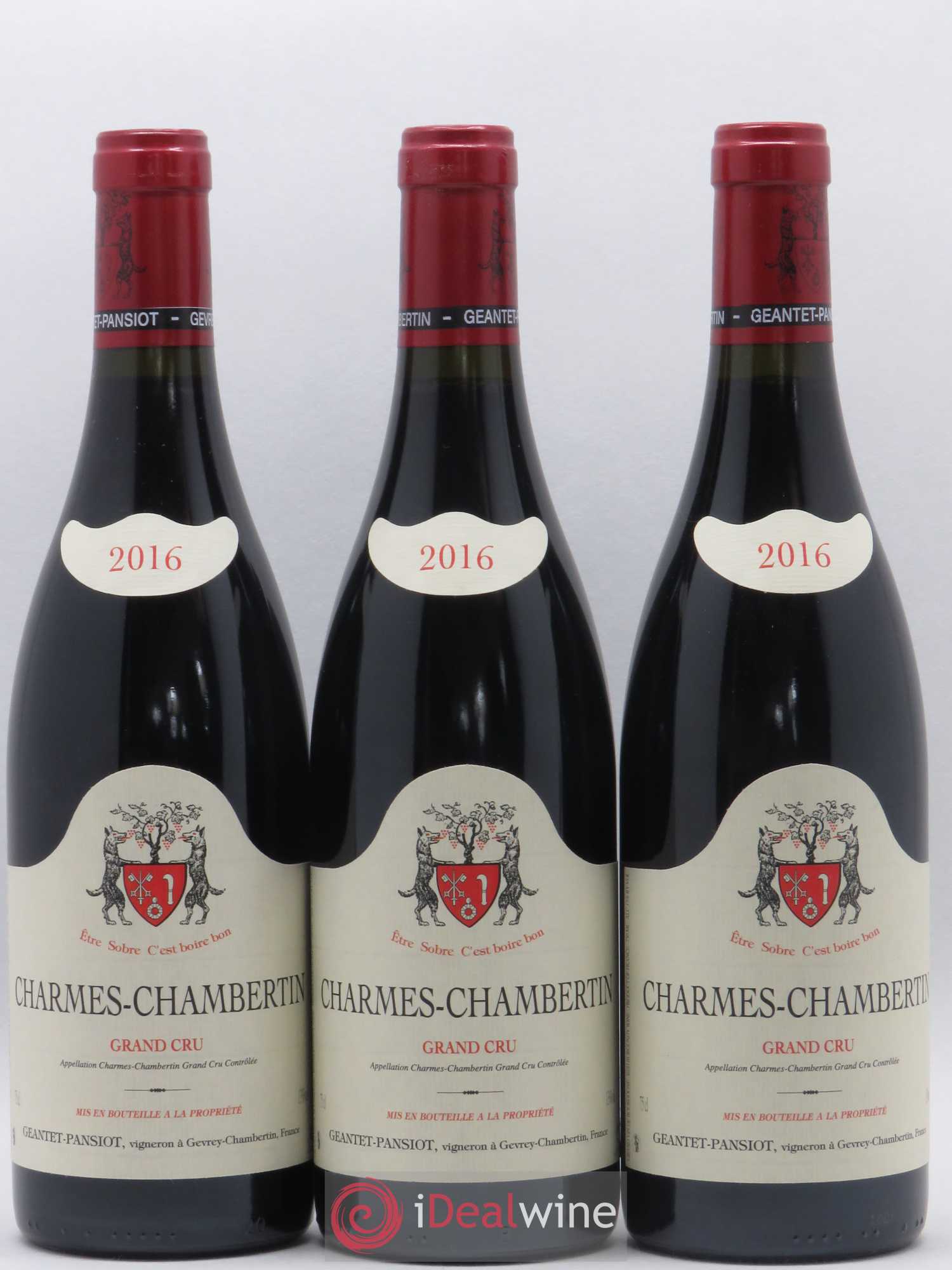 Charmes-Chambertin Grand Cru Geantet-Pansiot 2016 - Lot de 6 bouteilles - 2