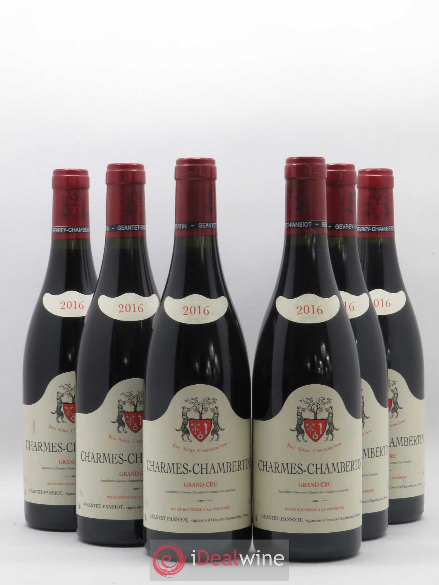 Charmes-Chambertin Grand Cru Geantet-Pansiot 2016 - Lot de 6 bouteilles - 0