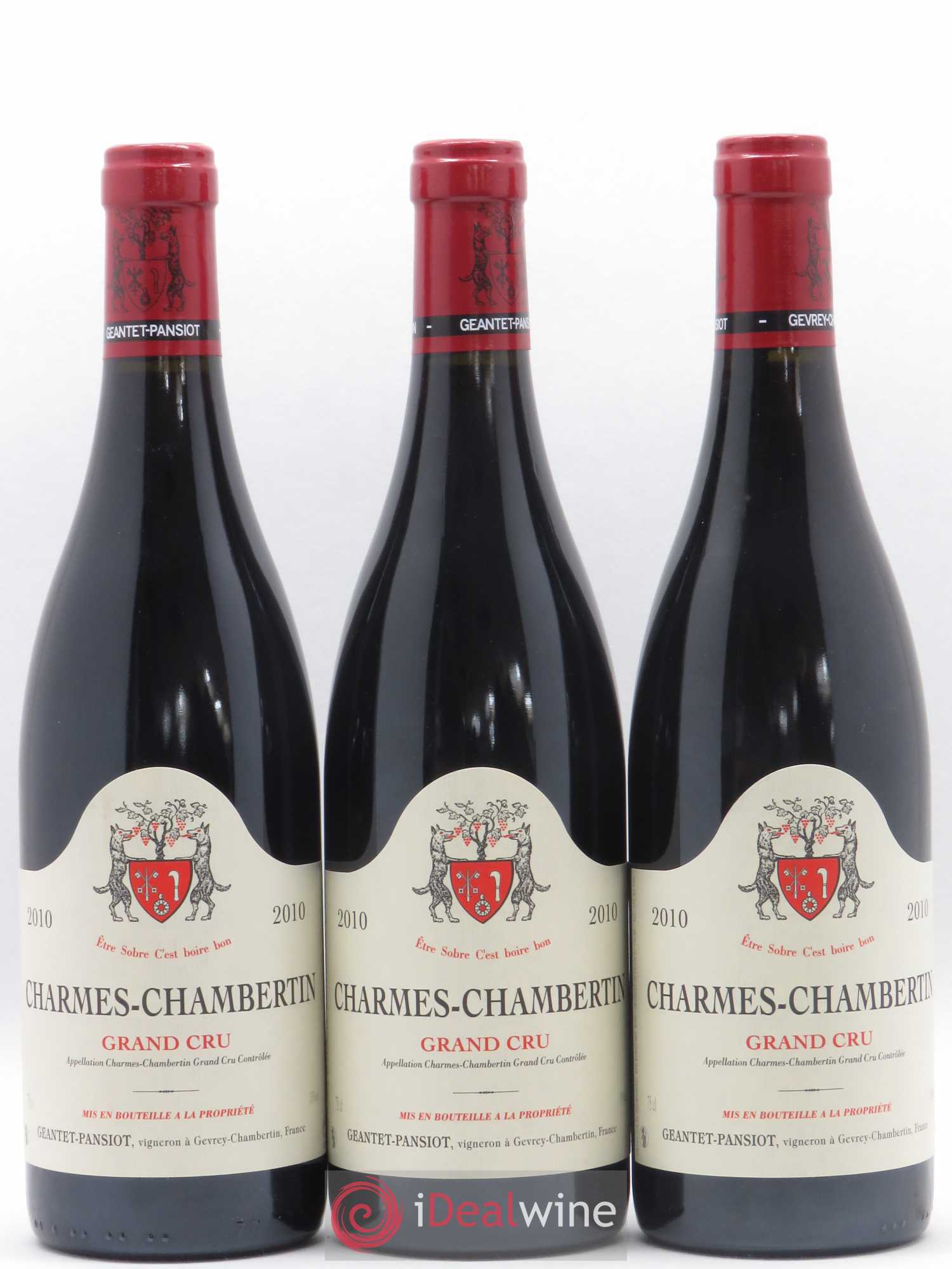 Charmes-Chambertin Grand Cru Geantet-Pansiot 2010 - Lot de 6 bouteilles - 2