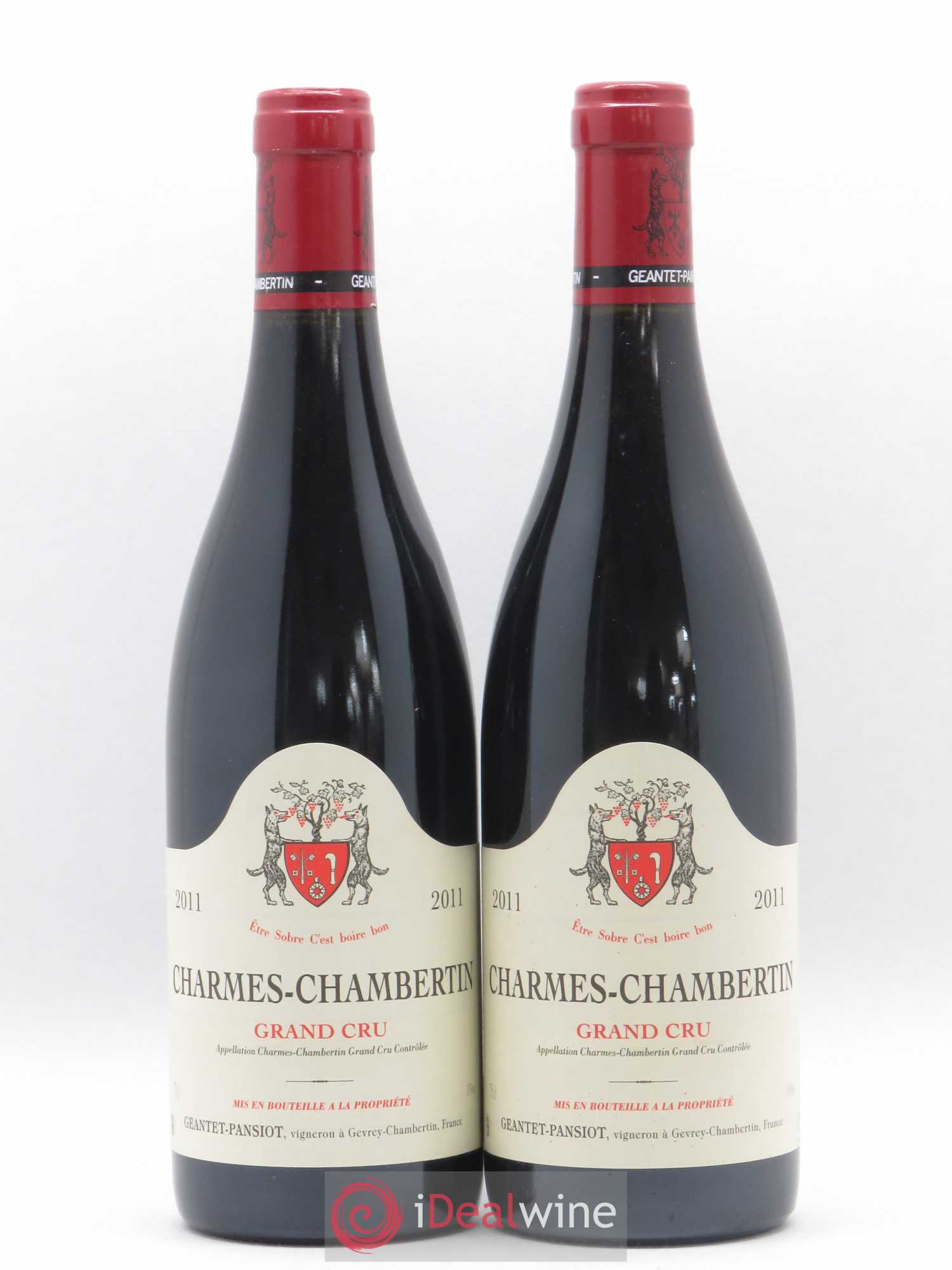 Charmes-Chambertin Grand Cru Geantet-Pansiot 2011 - Lot de 2 bouteilles - 0