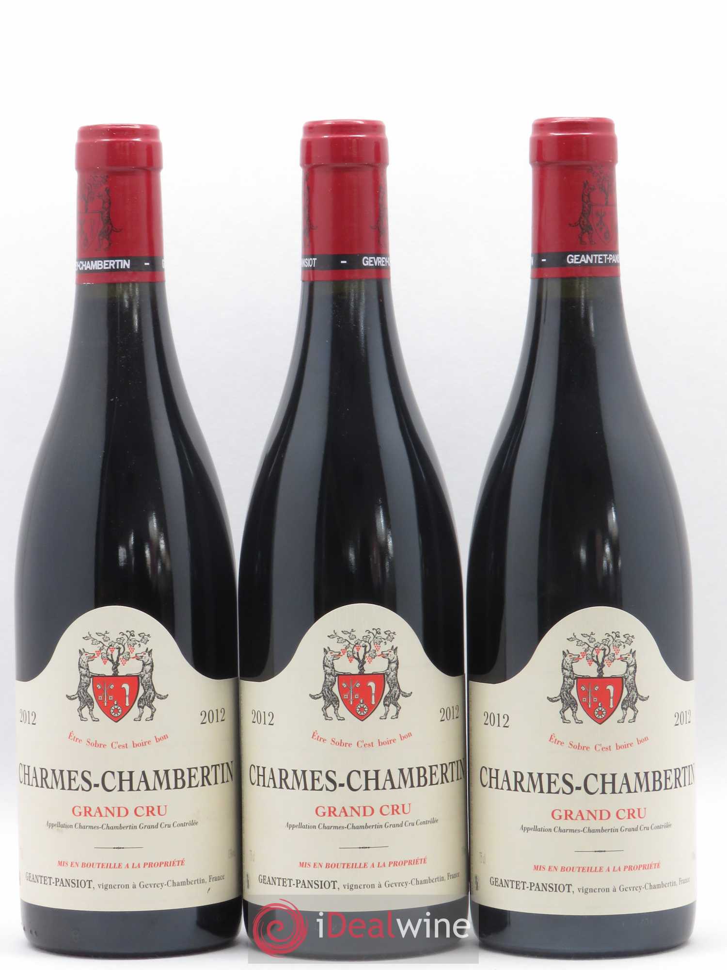 Charmes-Chambertin Grand Cru Geantet-Pansiot 2012 - Lot de 6 bouteilles - 2