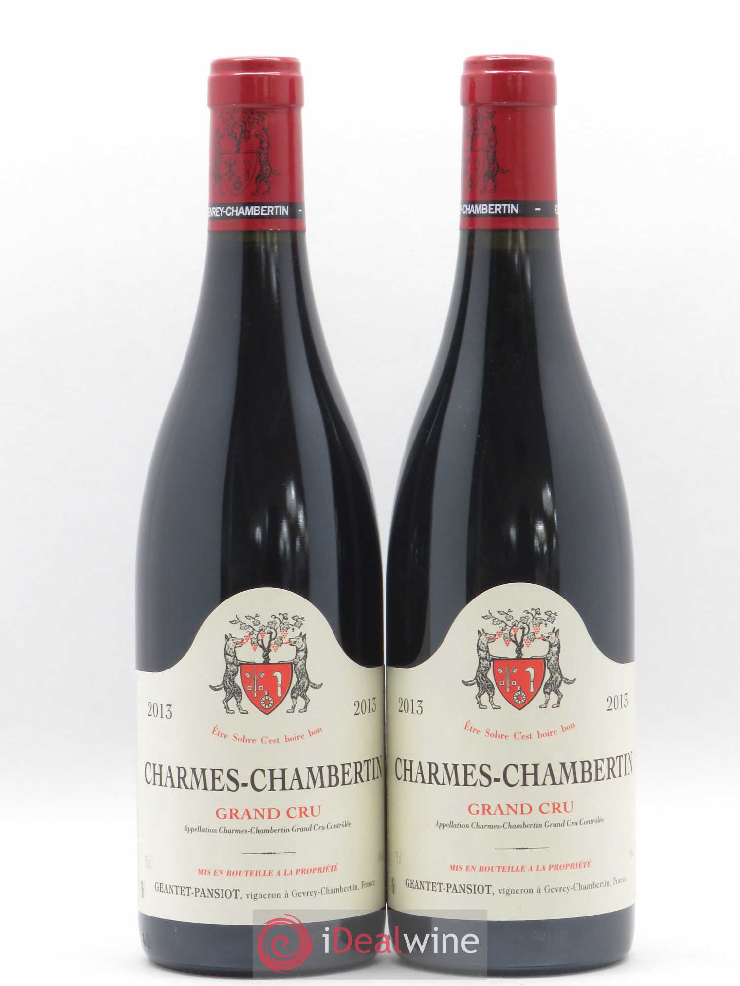 Charmes-Chambertin Grand Cru Geantet-Pansiot 2013 - Lot de 2 bouteilles - 0