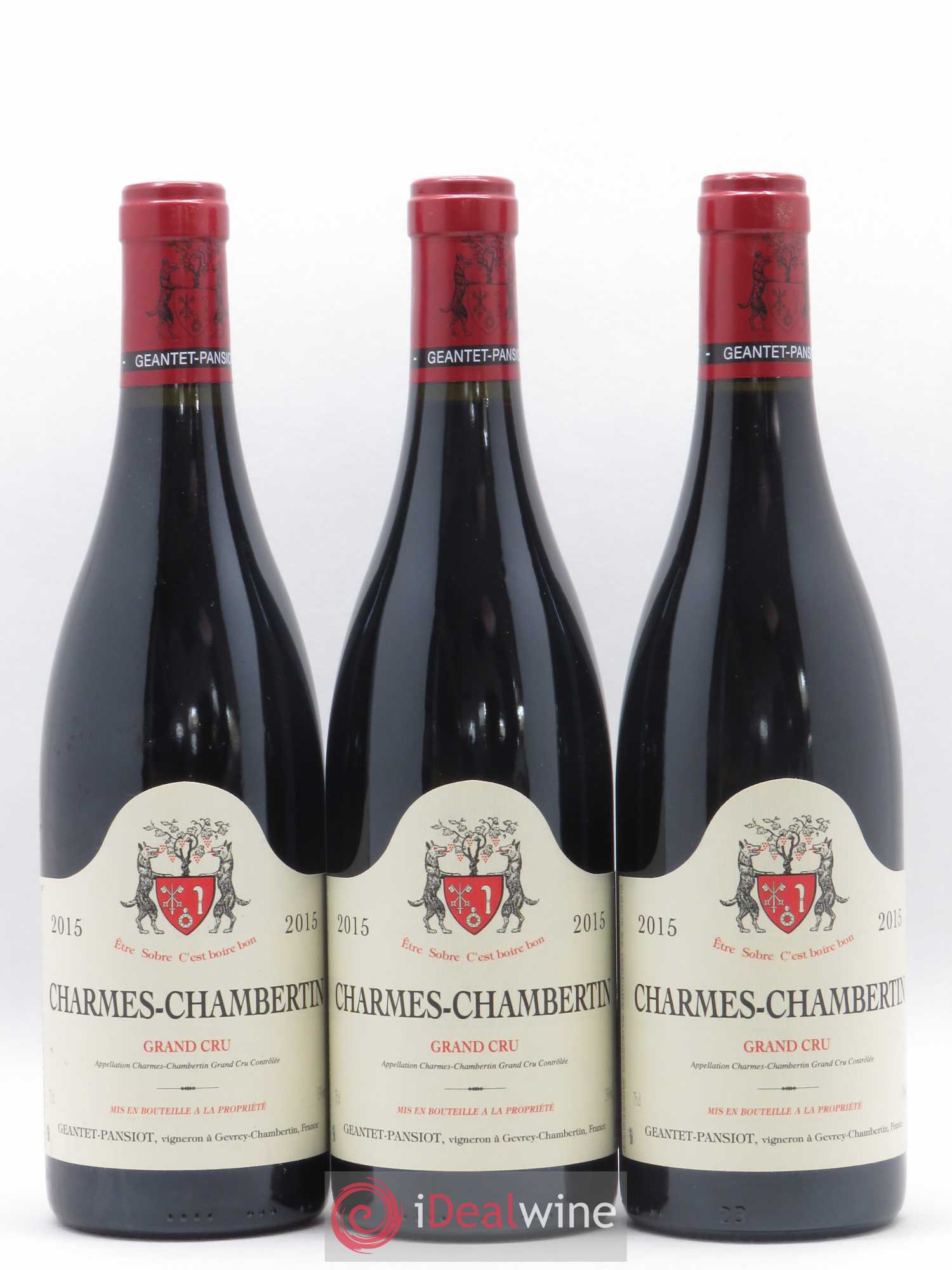 Charmes-Chambertin Grand Cru Geantet-Pansiot 2015 - Lot de 6 bouteilles - 2