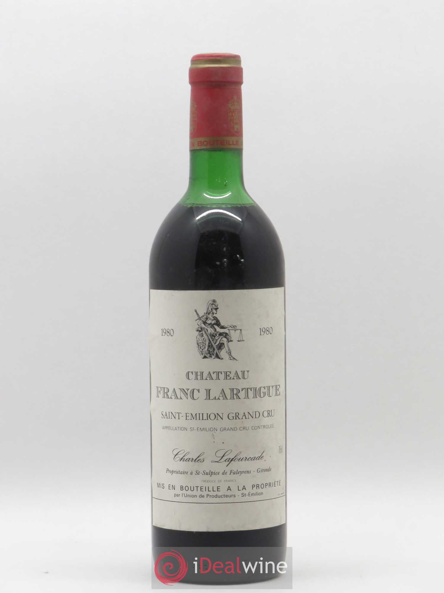 Saint-Émilion Grand Cru Château Franc Lartigue 1980 - Posten von 1 Flasche - 0