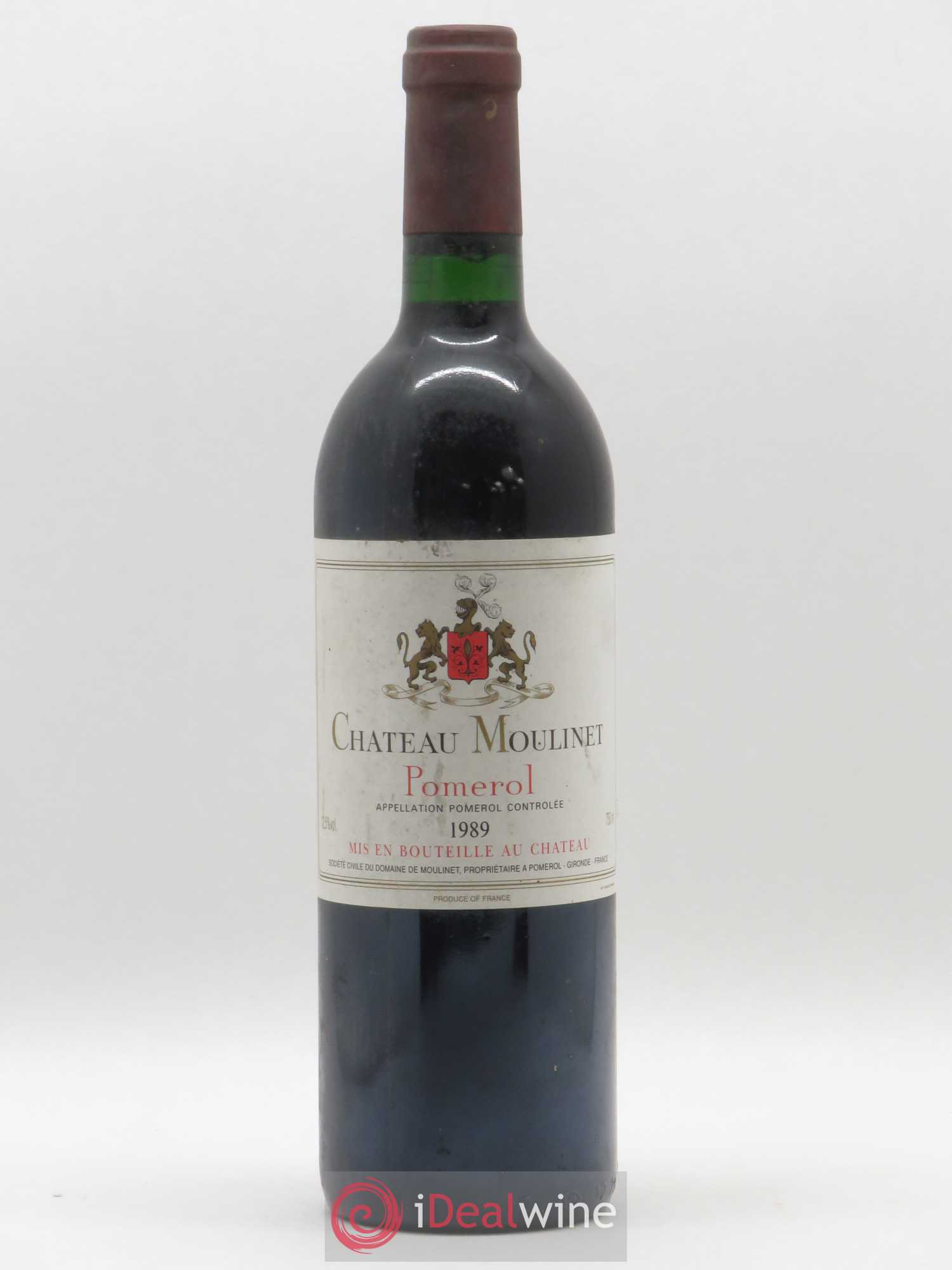 Château Moulinet 1989 - Lot de 1 bouteille - 0