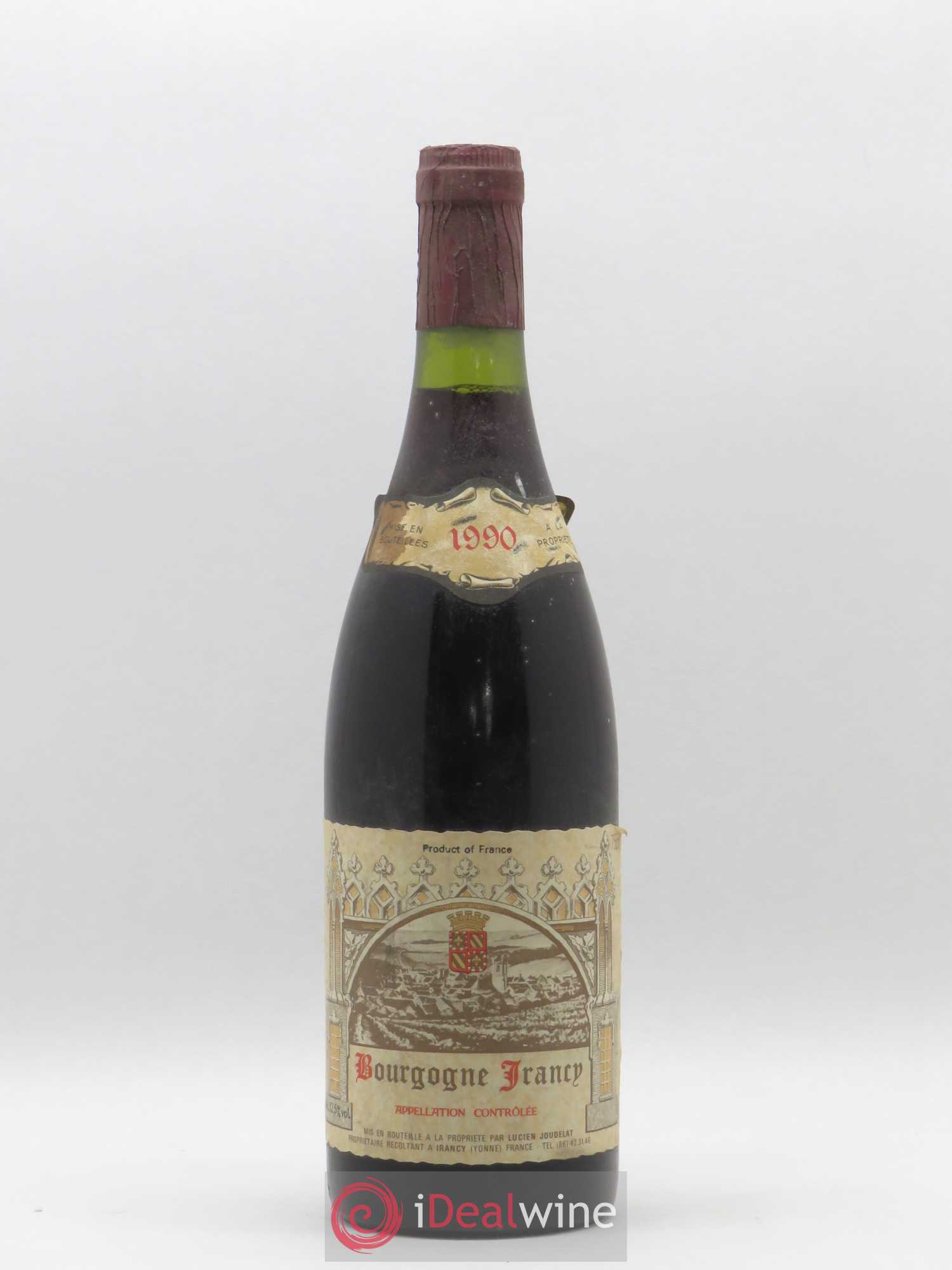 Irancy Lucien Joudelat 1990 - Posten von 1 Flasche - 0