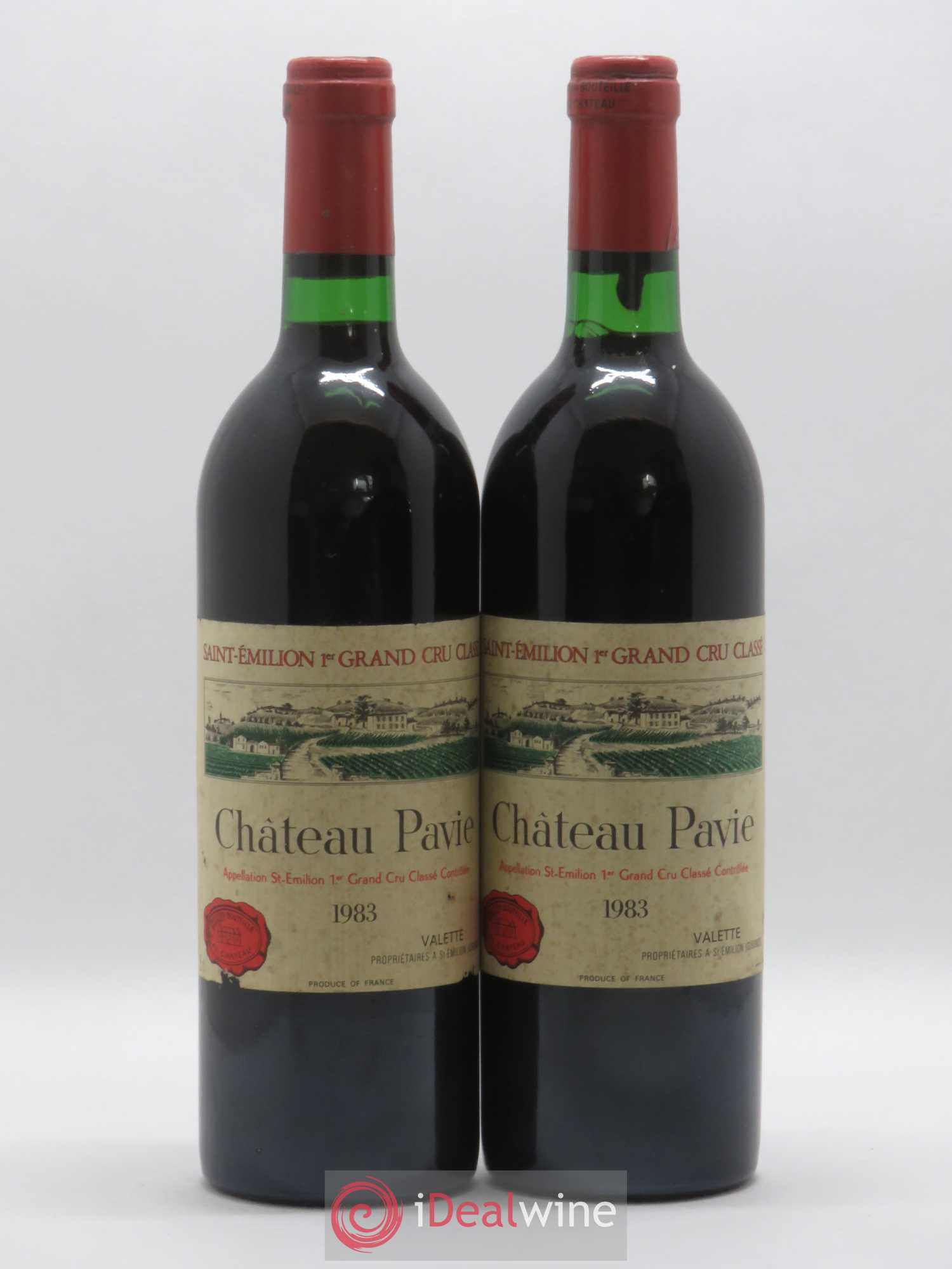 Château Pavie 1er Grand Cru Classé A 1983 - Lot de 2 bouteilles - 0