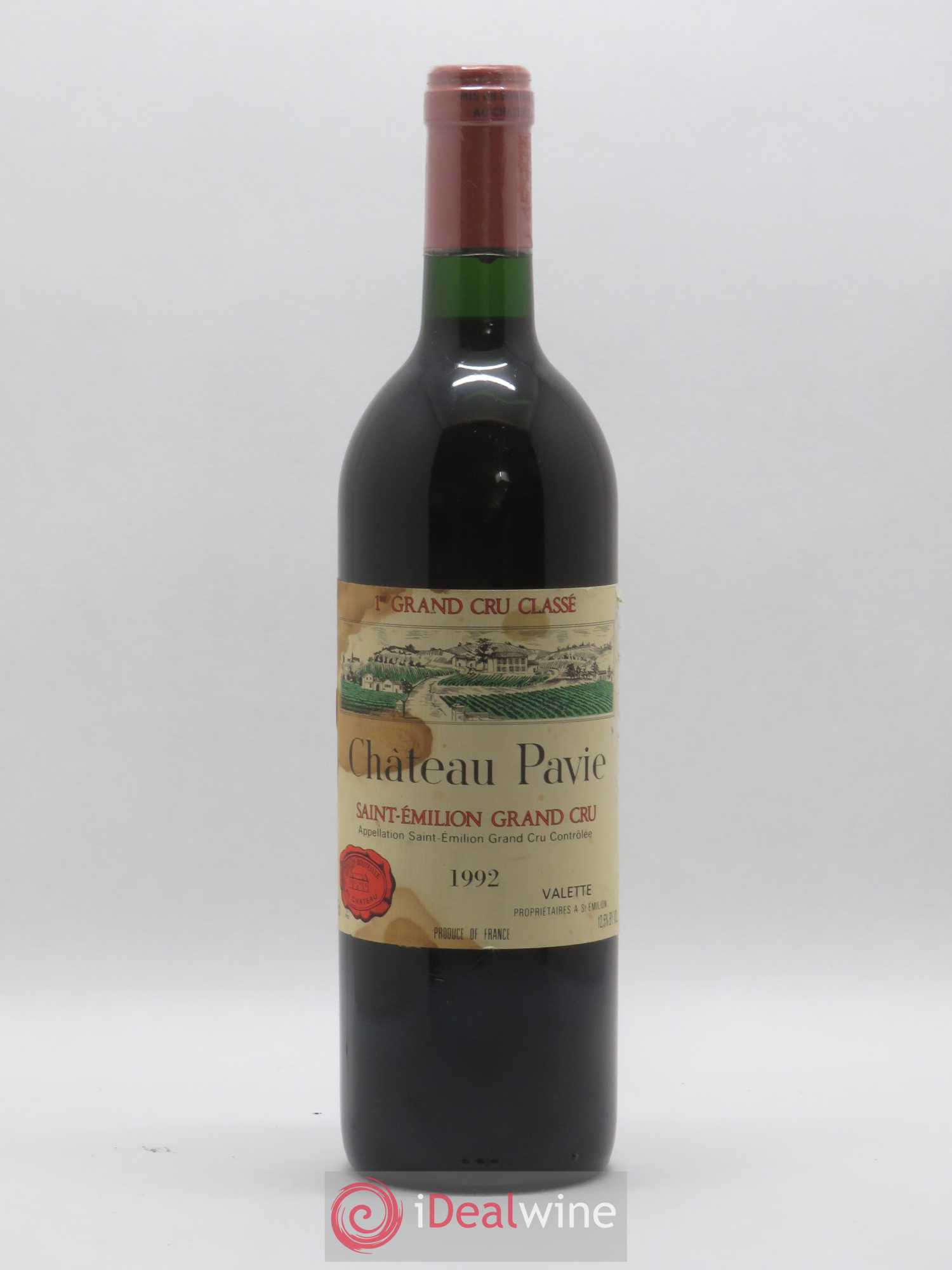 Château Pavie 1er Grand Cru Classé A 1992 - Lot de 1 bouteille - 0