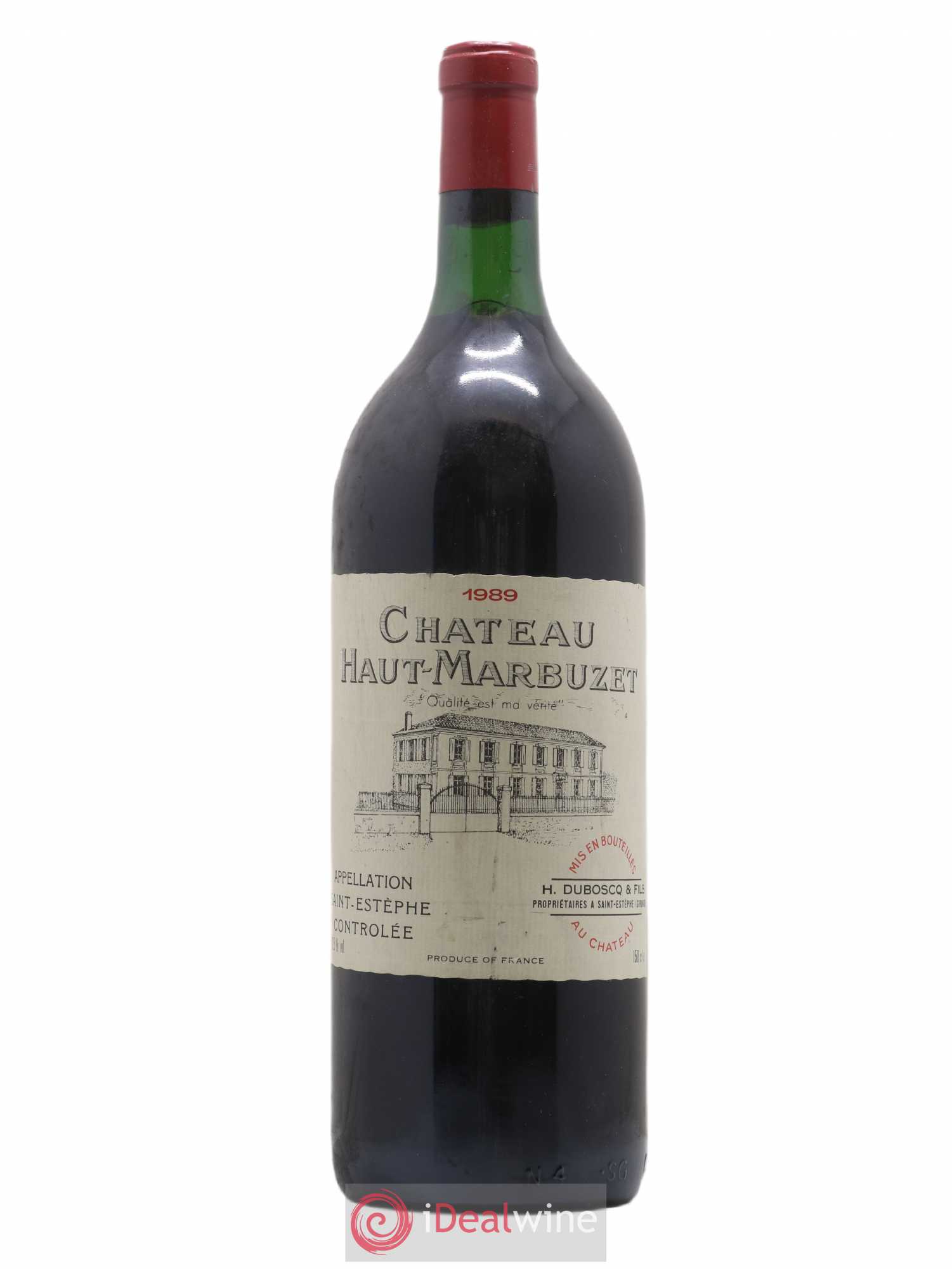 Château Haut Marbuzet 1989 - Lot de 1 magnum - 0