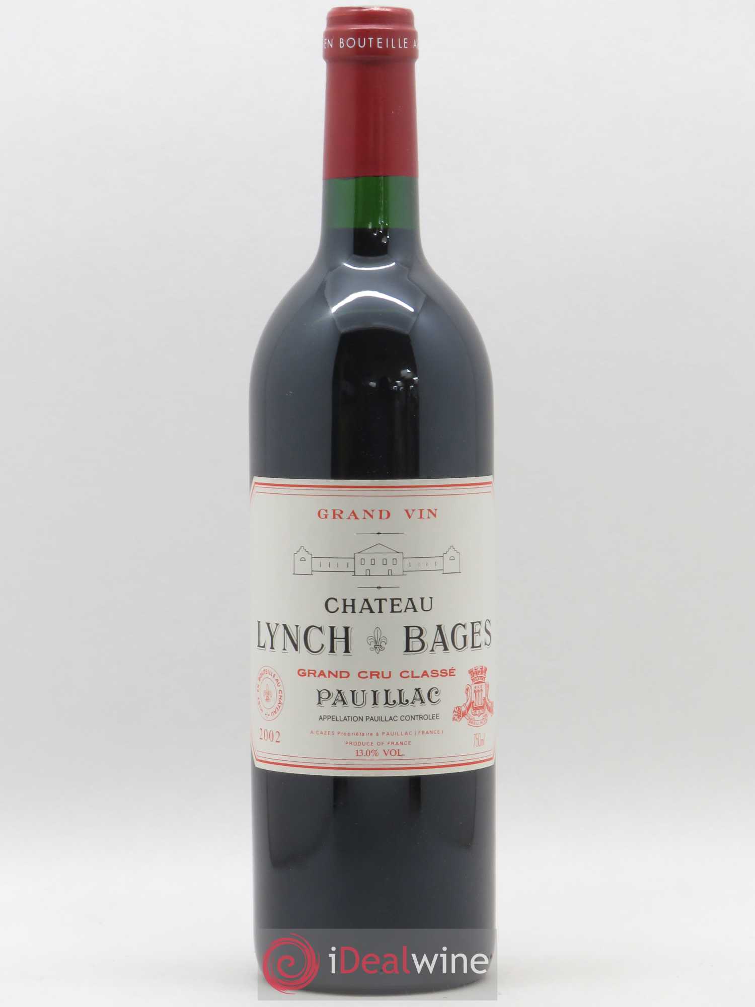 Château Lynch Bages 5ème Grand Cru Classé 2002 - Lot de 1 bouteille - 0