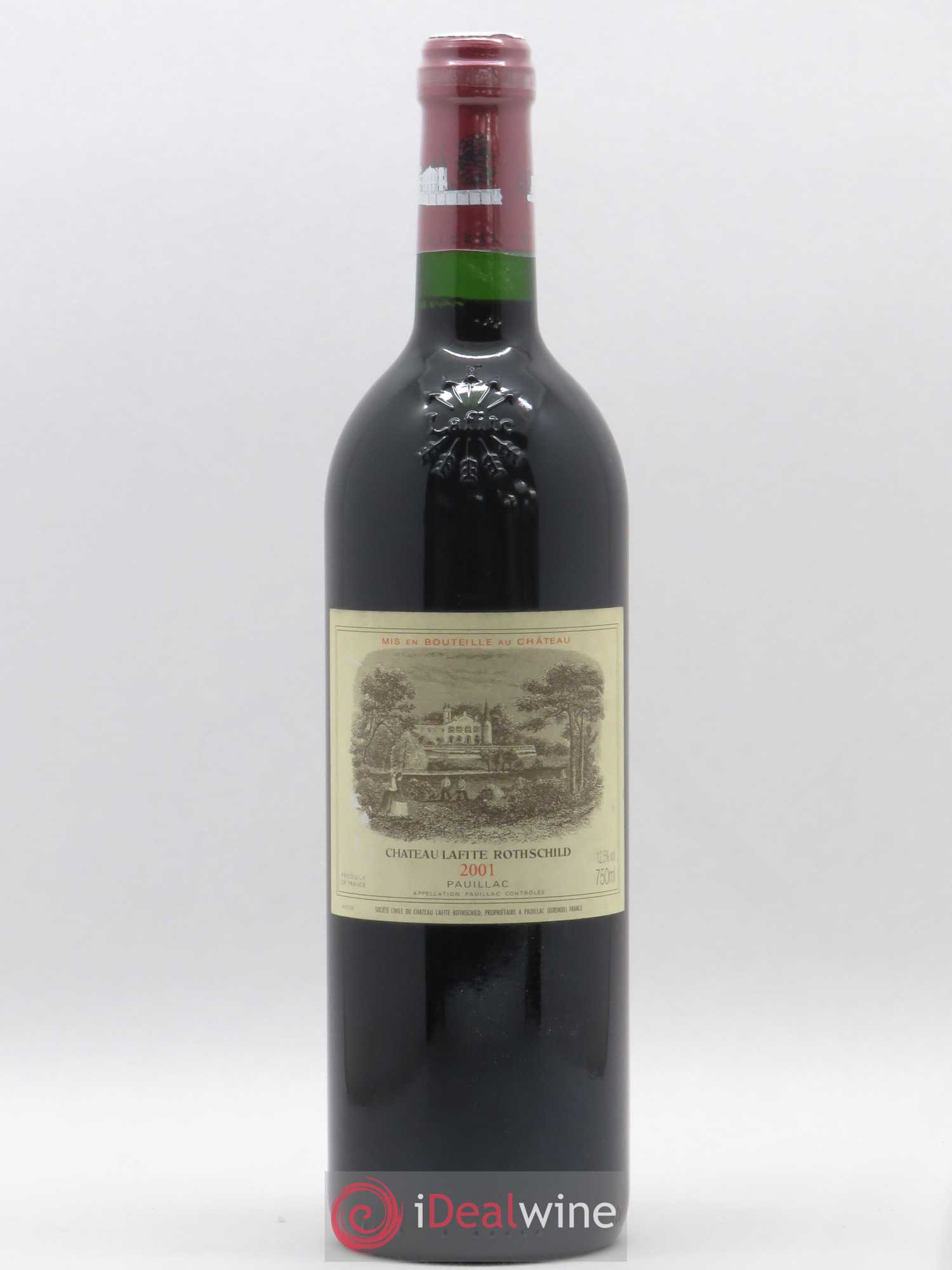 Château Lafite Rothschild 1er Grand Cru Classé 2001 - Lot de 1 bouteille - 0