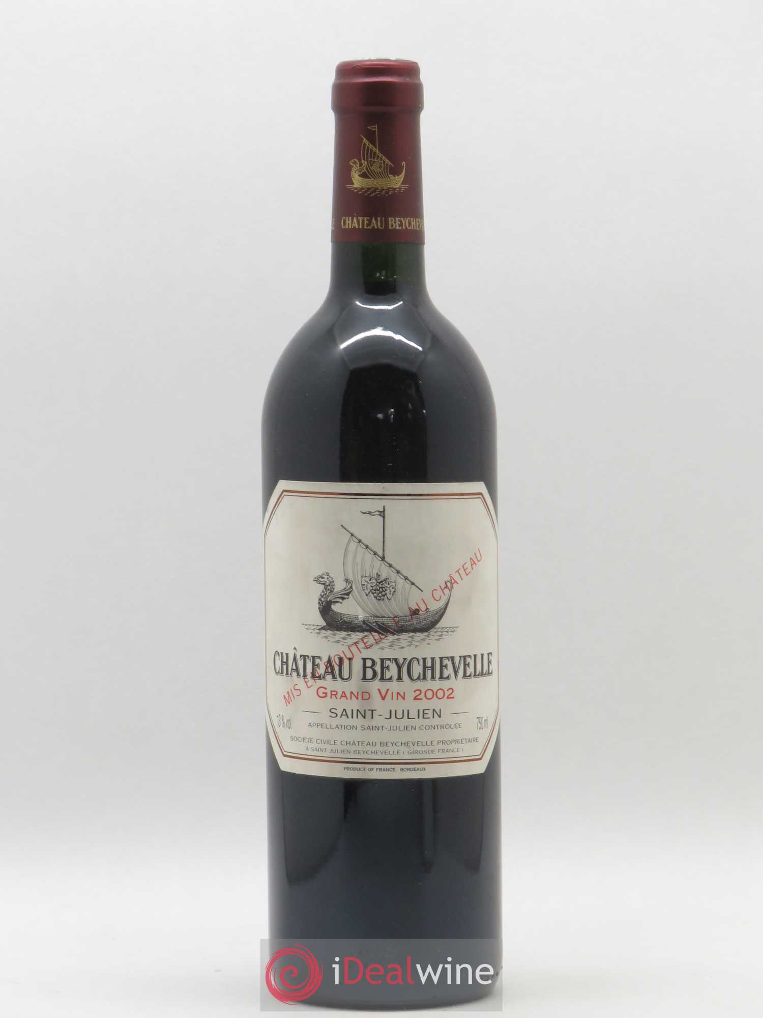 Château Beychevelle 4ème Grand Cru Classé 2002 - Lot de 1 bouteille - 0