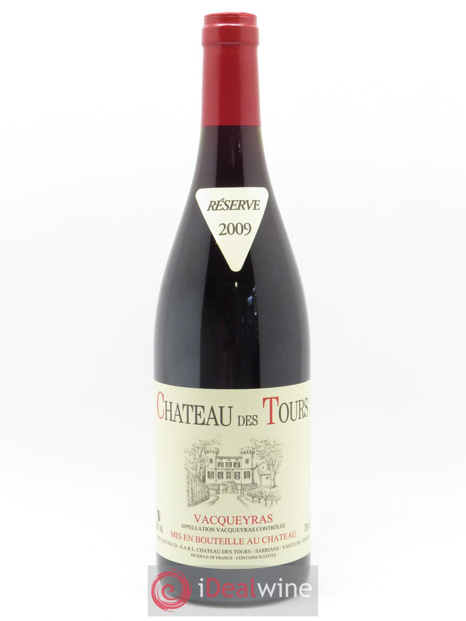 Vacqueyras Château des Tours Emmanuel Reynaud 2009 - Lot de 1 bouteille - 0