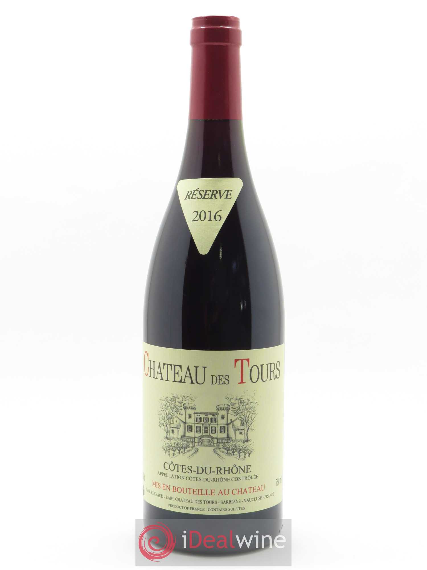 Côtes-du-Rhône Château des Tours Emmanuel Reynaud 2016 - Lot de 1 bouteille - 0