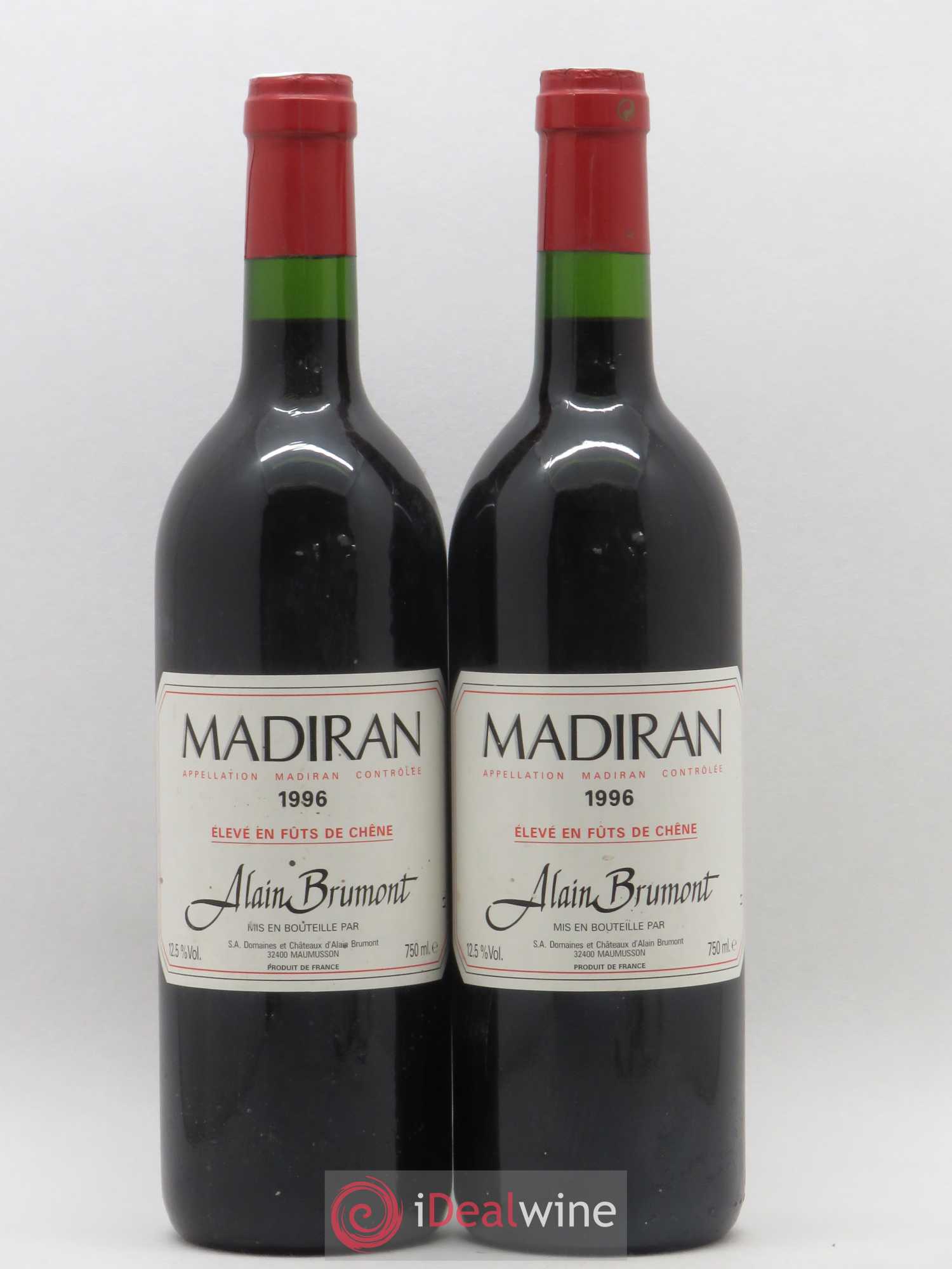 Madiran Alain Brumont 1996 - Lot de 2 bouteilles - 0