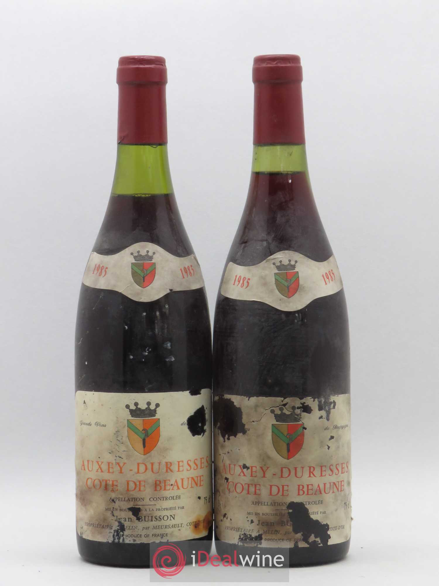 Auxey-Duresses Jean Buisson 1985 - Lot de 2 bouteilles - 0
